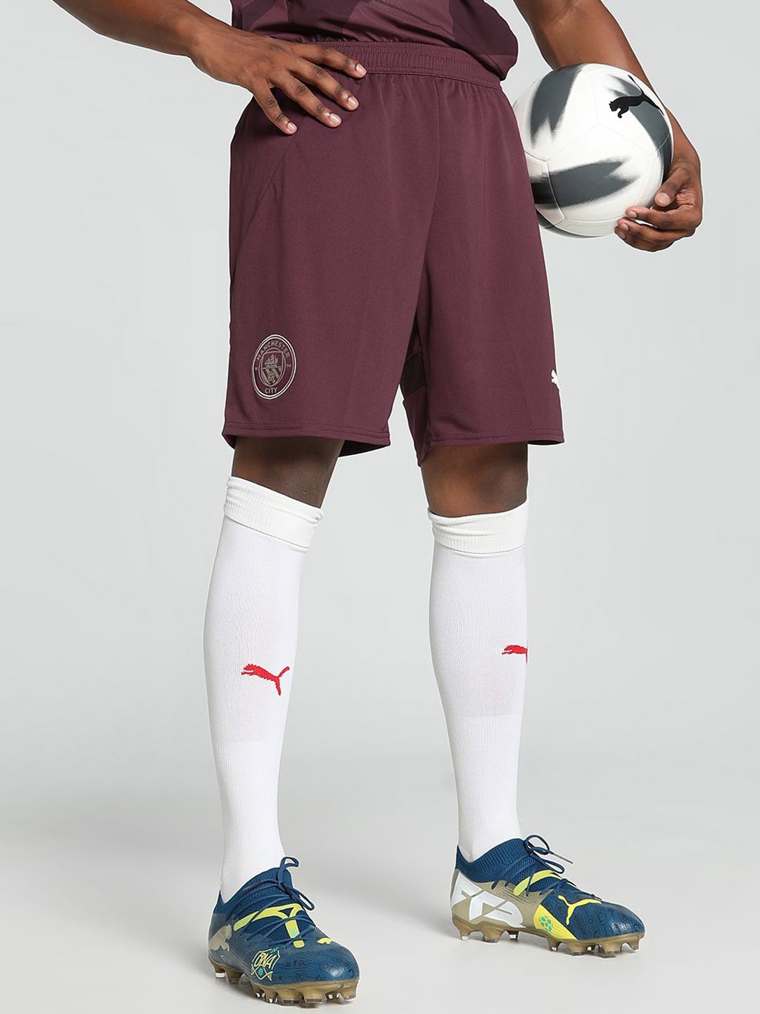 

Puma Mcfc Replica Football Shorts, Red