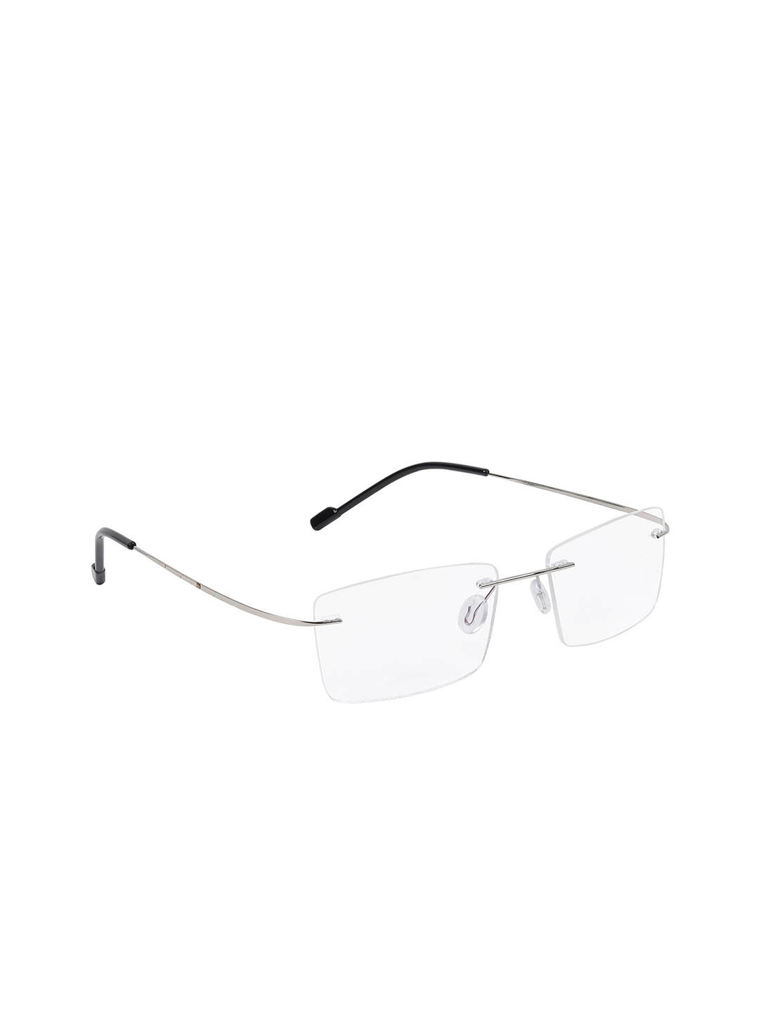 

ALIGATORR Unisex Rectangle Sunglasses With UV Protected Lens, White