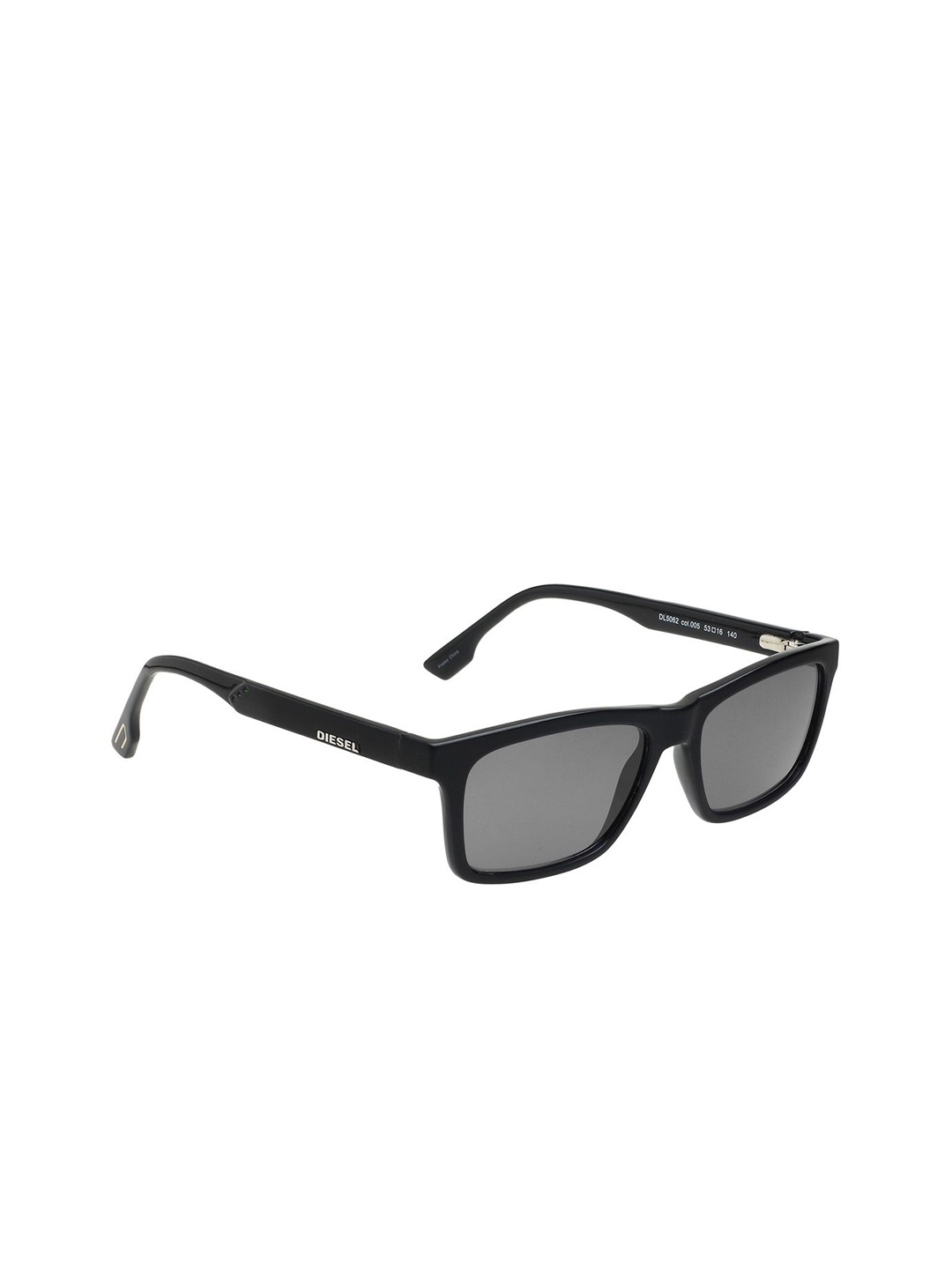 

DIESEL Unisex Square Sunglasses with UV Protected Lens, Grey