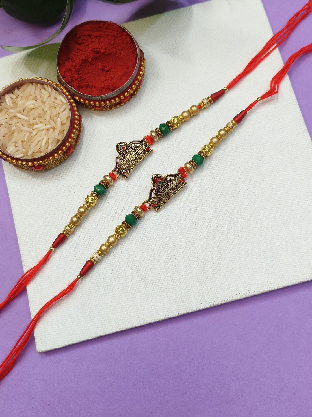 

StileAdda Thread Rakhi, Red