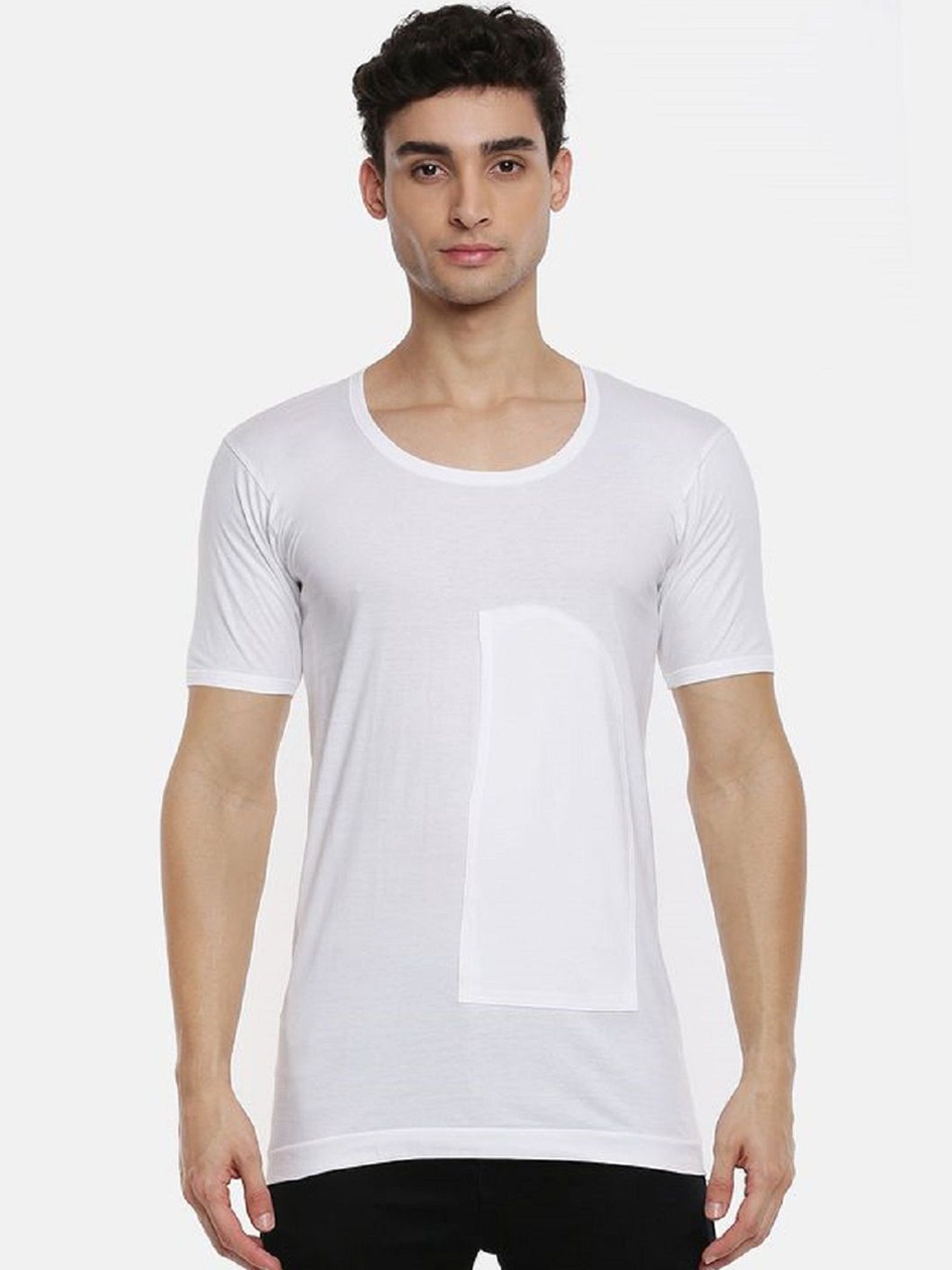 

Ramraj Pack Of 3 Pure Cotton Innerwear Vests-R1SukraPKTRNSW4P, White