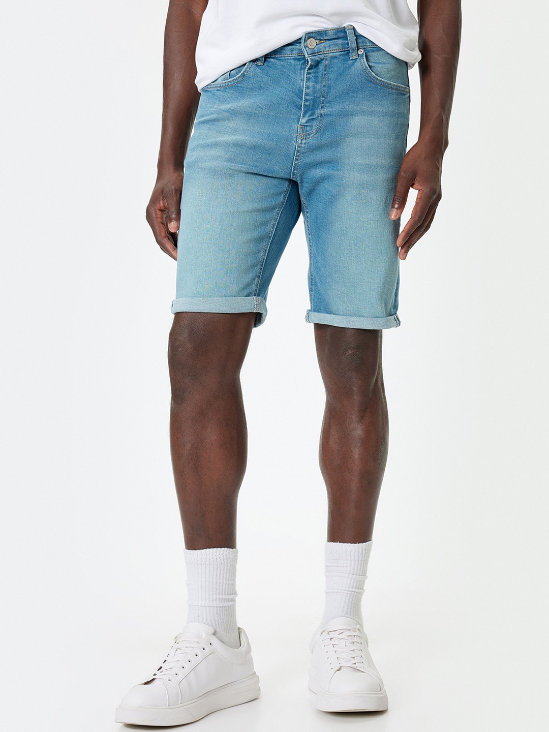

Koton Men Slim Fit Shorts, Blue