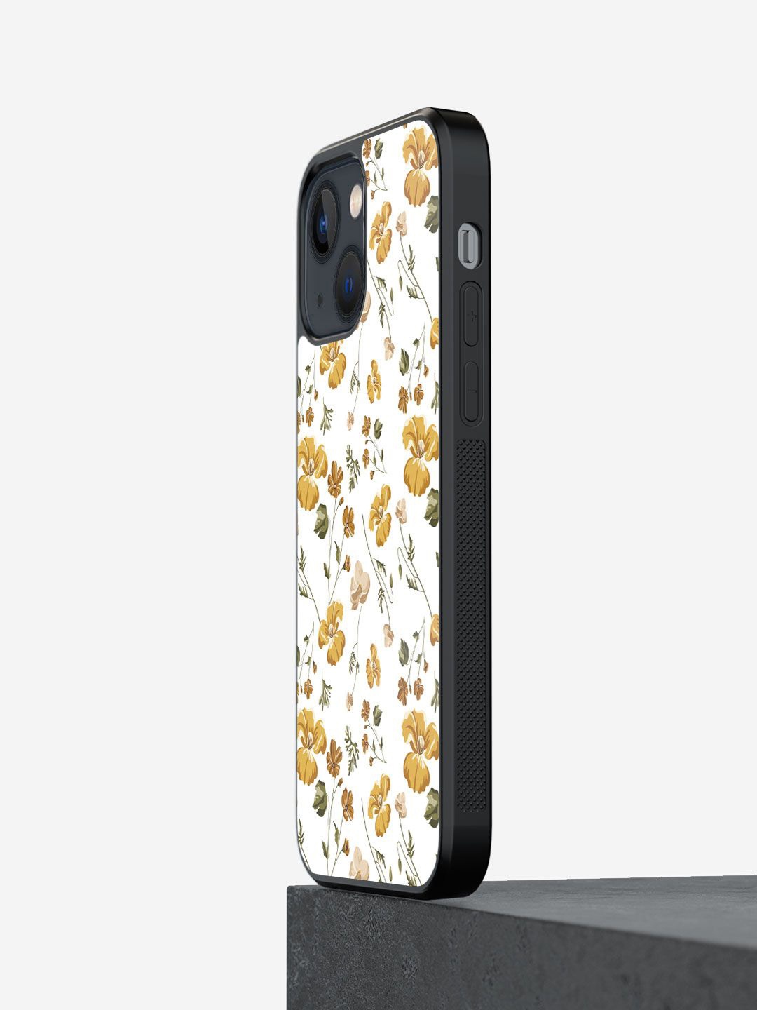 

macmerise Floral Printed iPhone 13 Mini Back Case Mobile Accessories, White