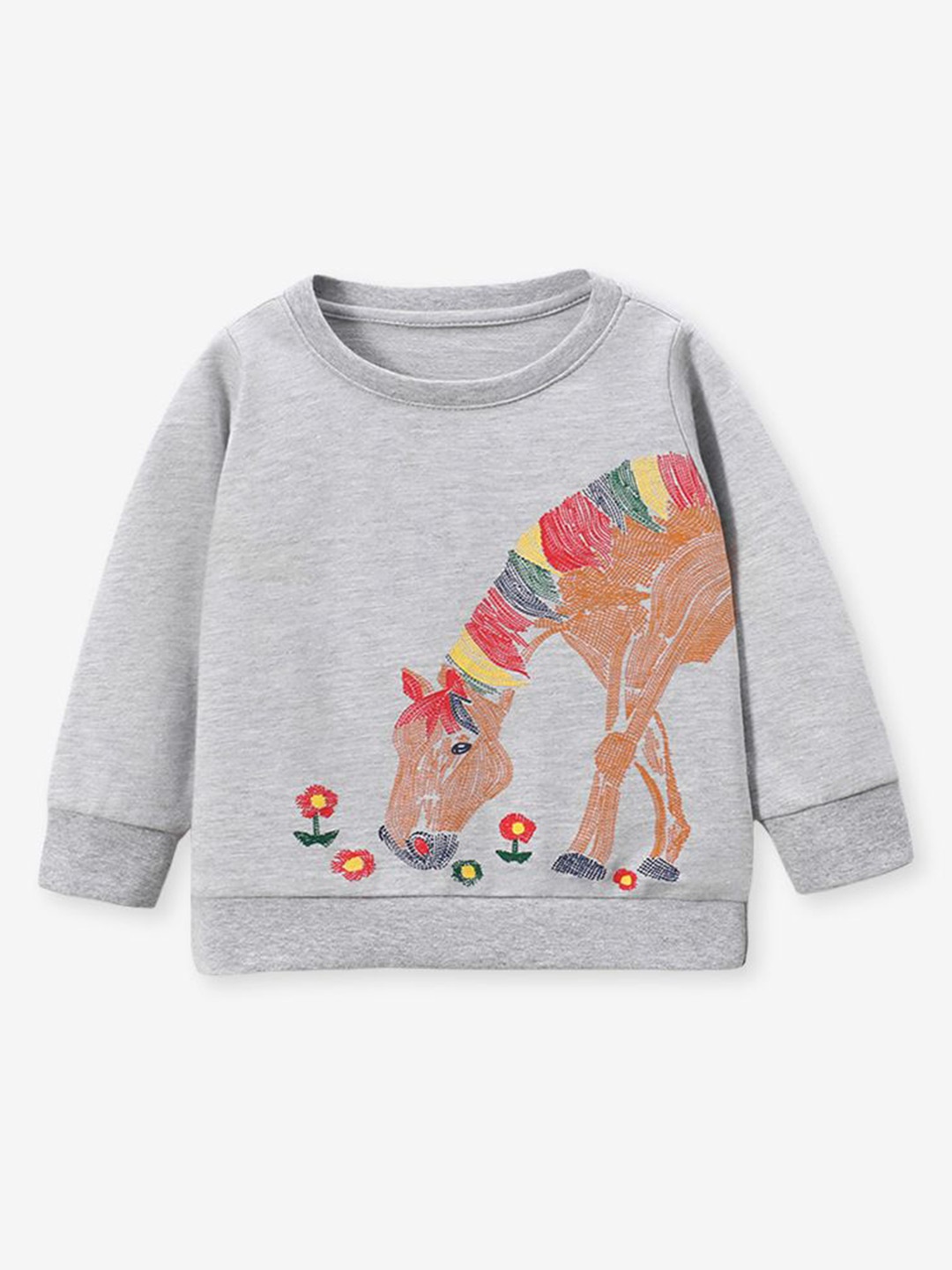 

StyleCast Boys Printed Sweatshirt, Grey
