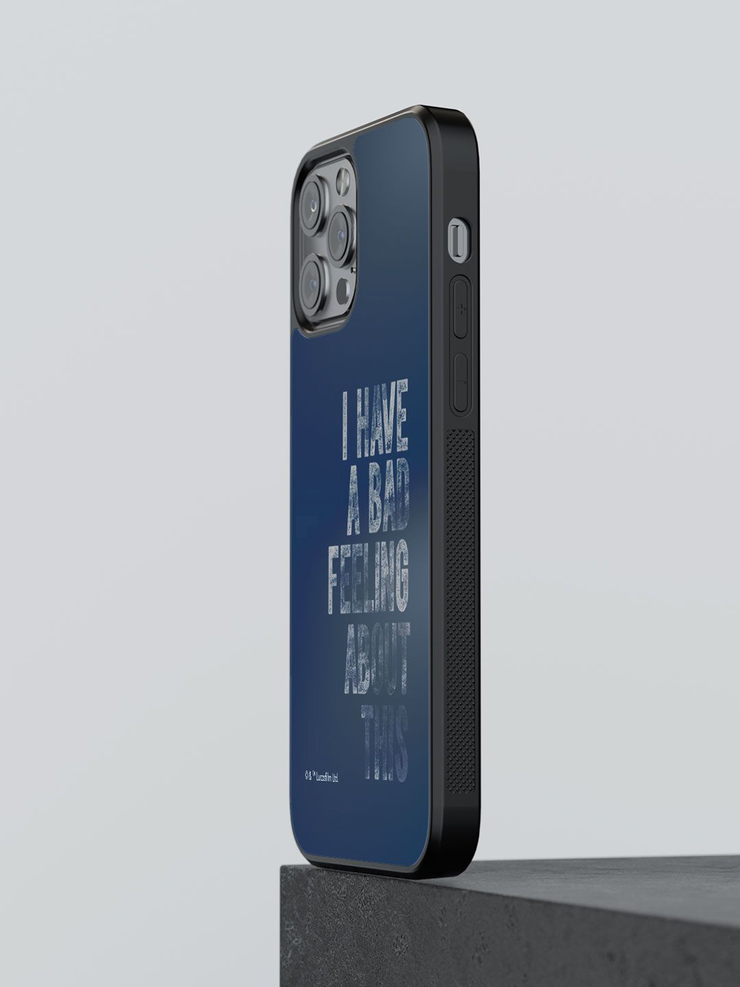 

macmerise Typography Printed iPhone 13 Pro Back Case Mobile Accessories, Blue