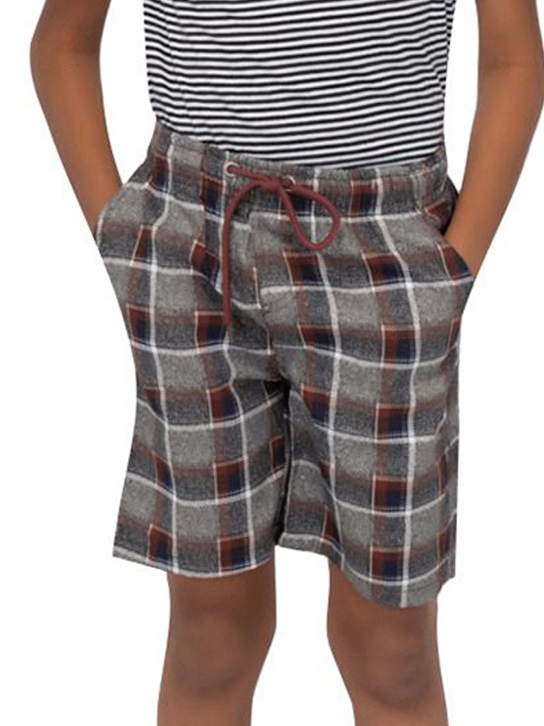 

BAESD Boys Checked Technology Shorts, Multi