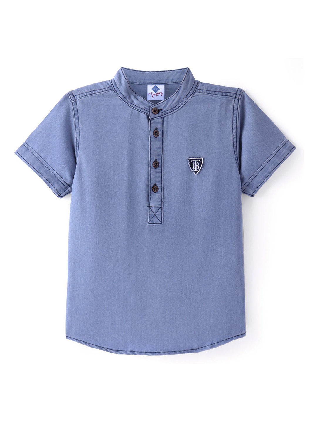 

TONYBOY Boys Premium Opaque Casual Shirt, Blue