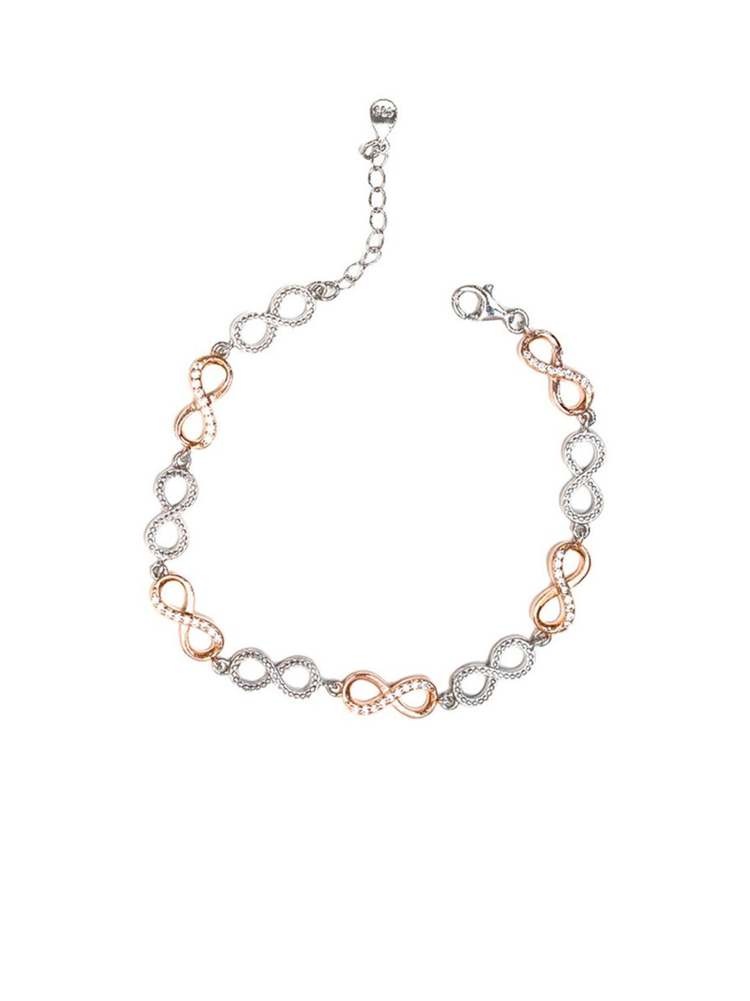 

De Flossy Silver Women Sterling Silver Link Bracelet