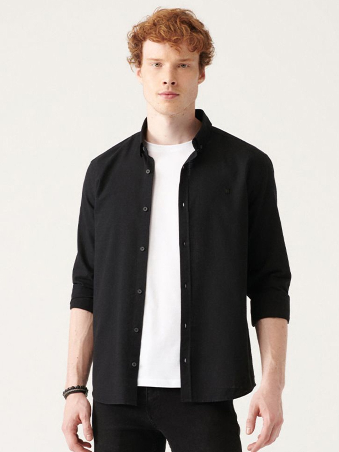 

AVVA Men Polo Collar Pockets T-shirt, Na