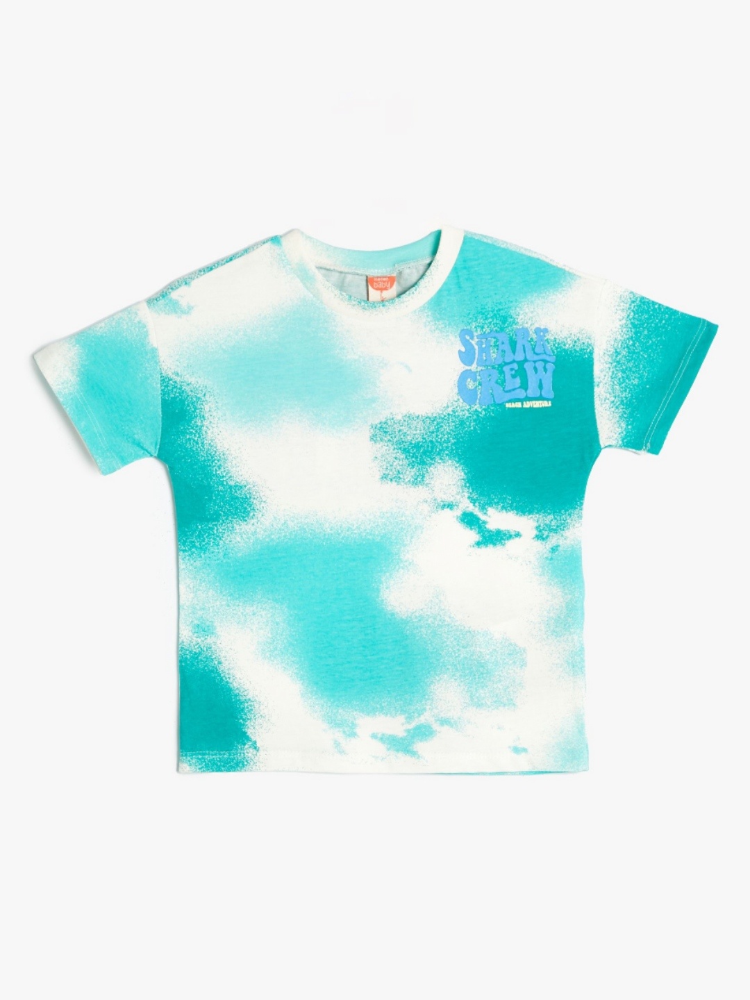 

Koton Boys Dyed V-Neck Pockets T-shirt, Blue