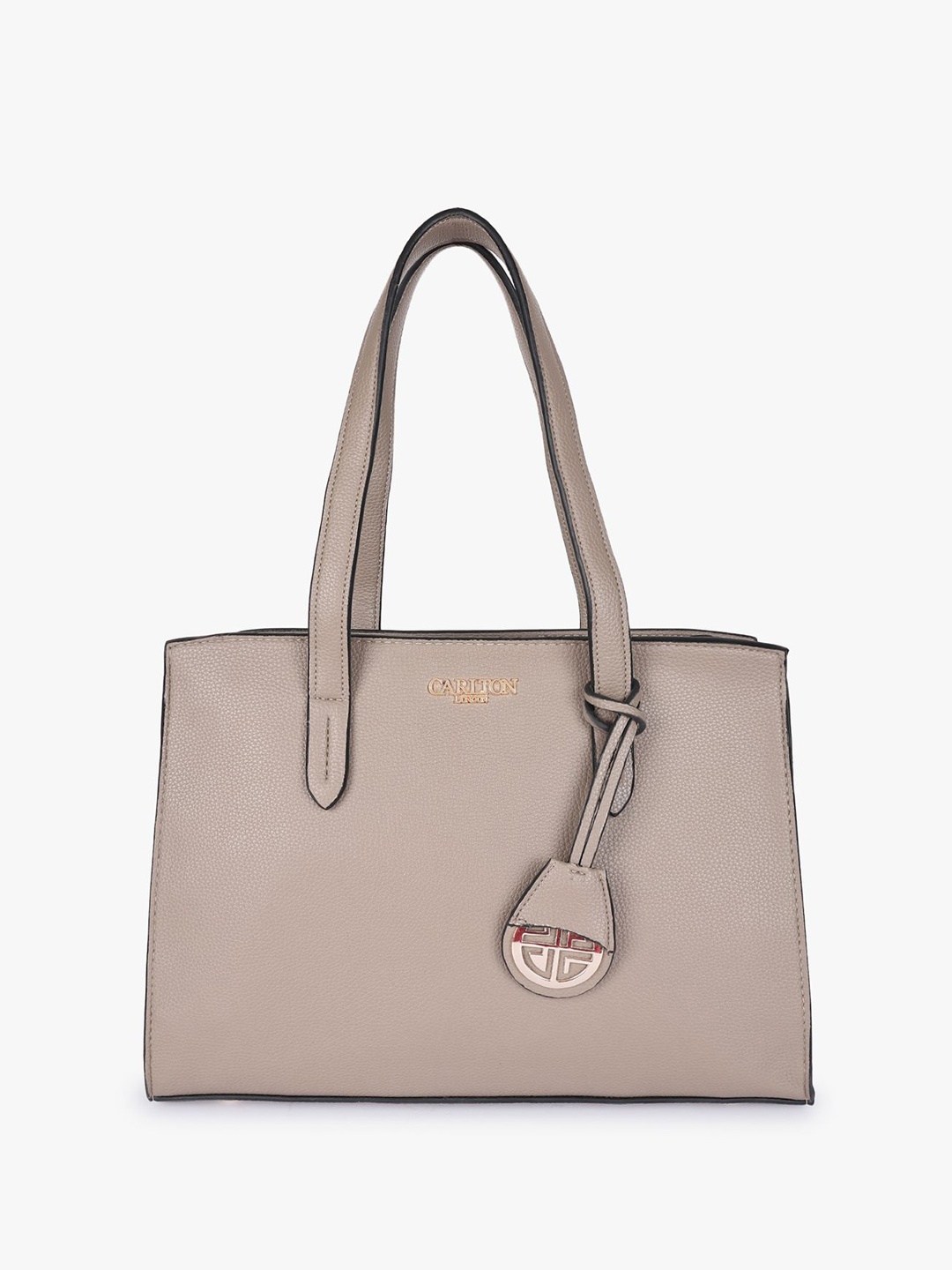 

Carlton London Structured Tote Bag, Taupe