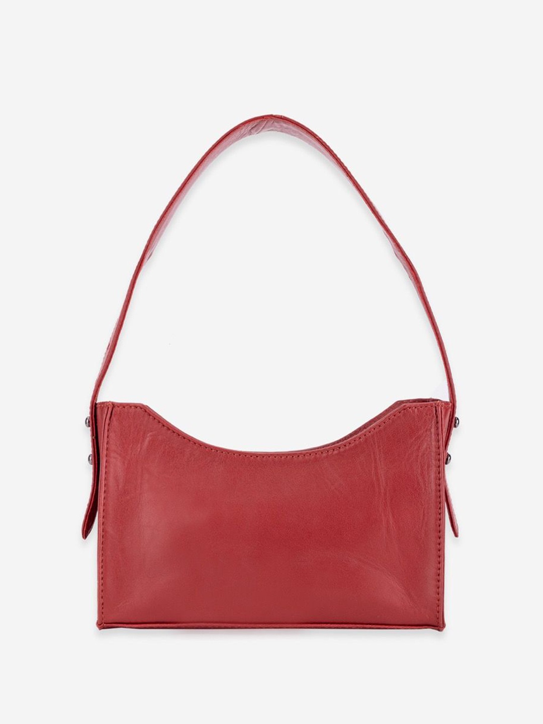 

Abelardo De Moda Leather Swagger Hobo Bag with Fringed, Red