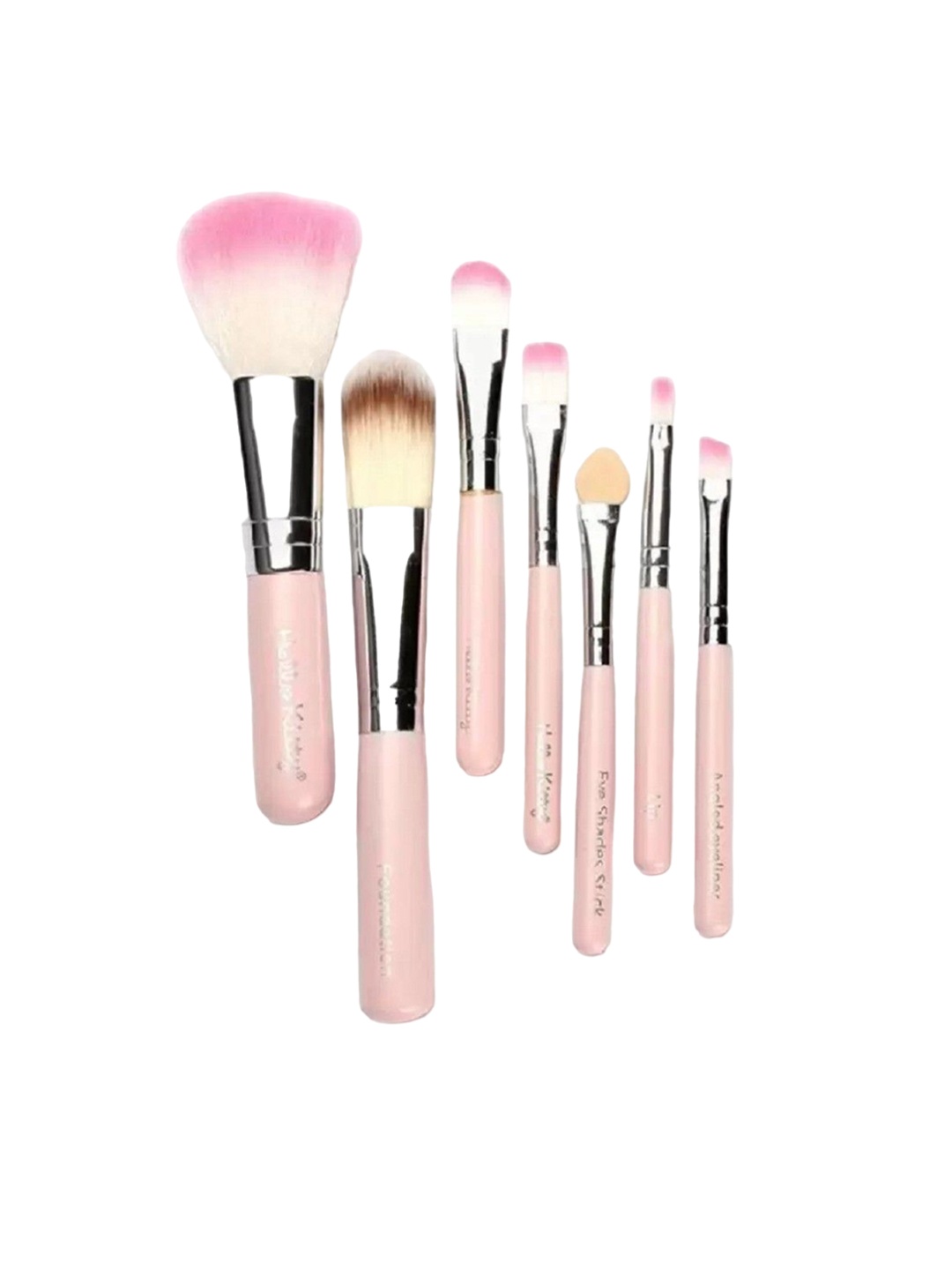 

Yoana Set of 7 Hello Kitty Mini Makeup Brushes Kit, Pink