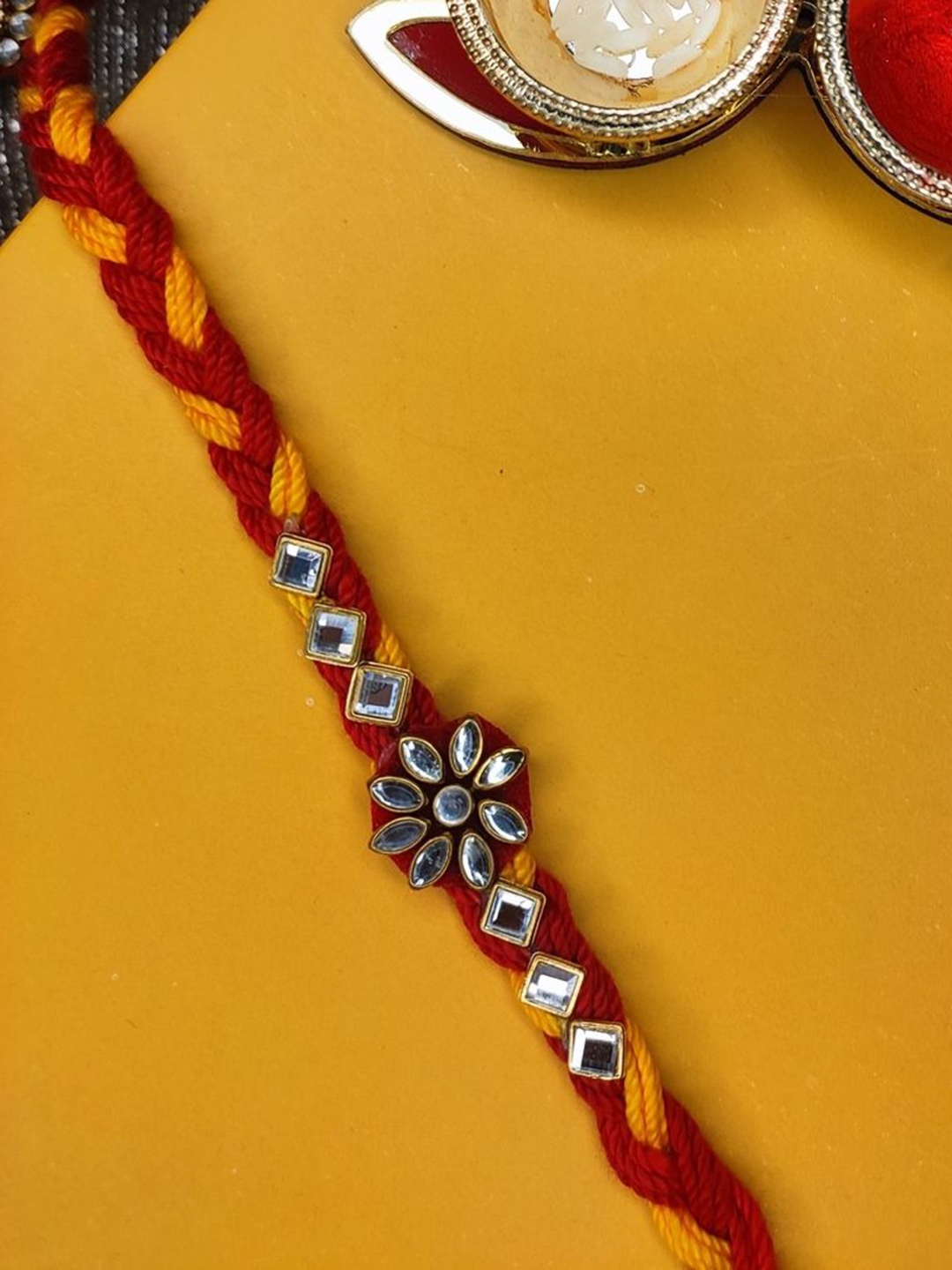 

NVR Thread Rakhi, Red