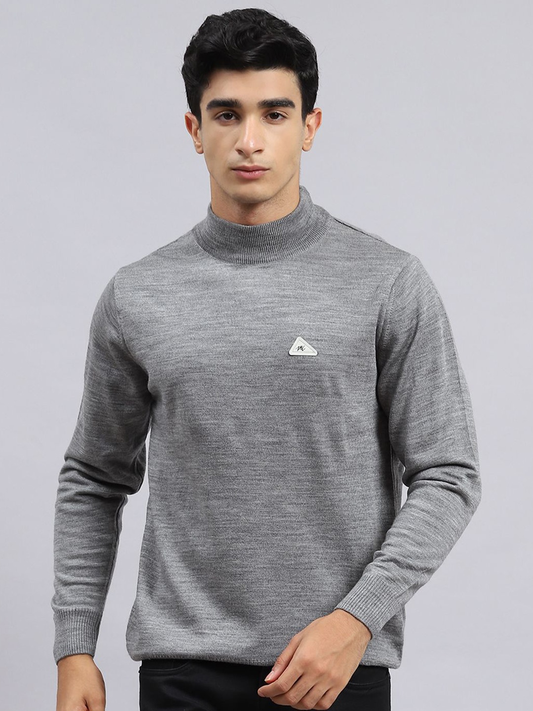 

Monte Carlo Men Woollen Pullover, Grey