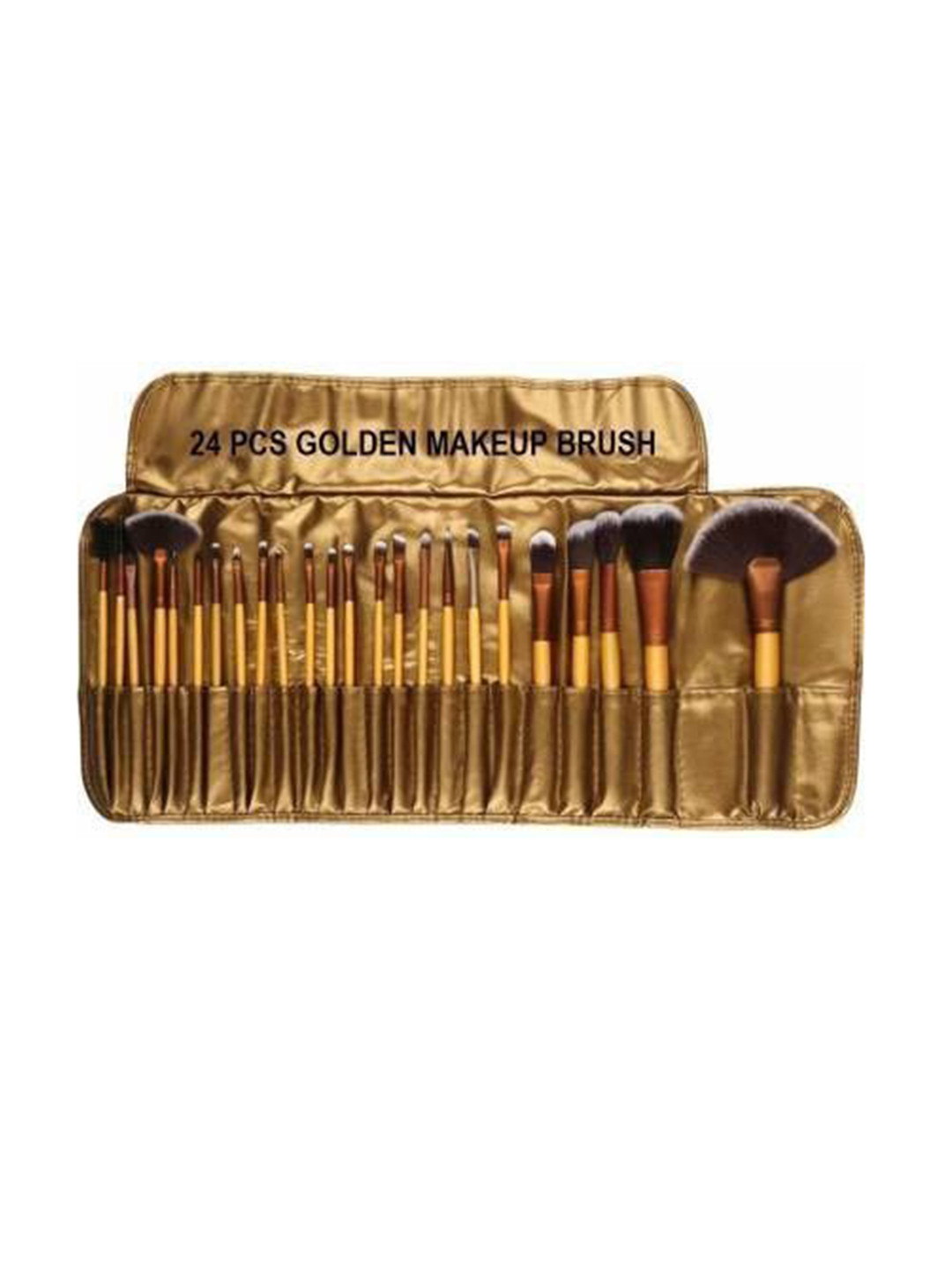 

Yoana Set Of 24 Professional Makeup Brush With Pouch Case, Gold