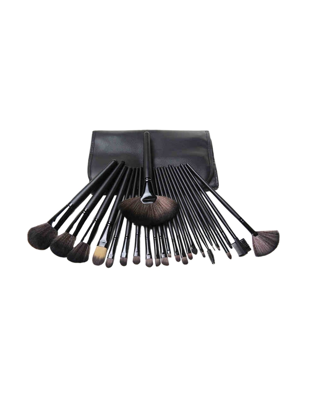 

Yoana Set of 24 Professional Series Makeup Brush Set With Pouch, Black