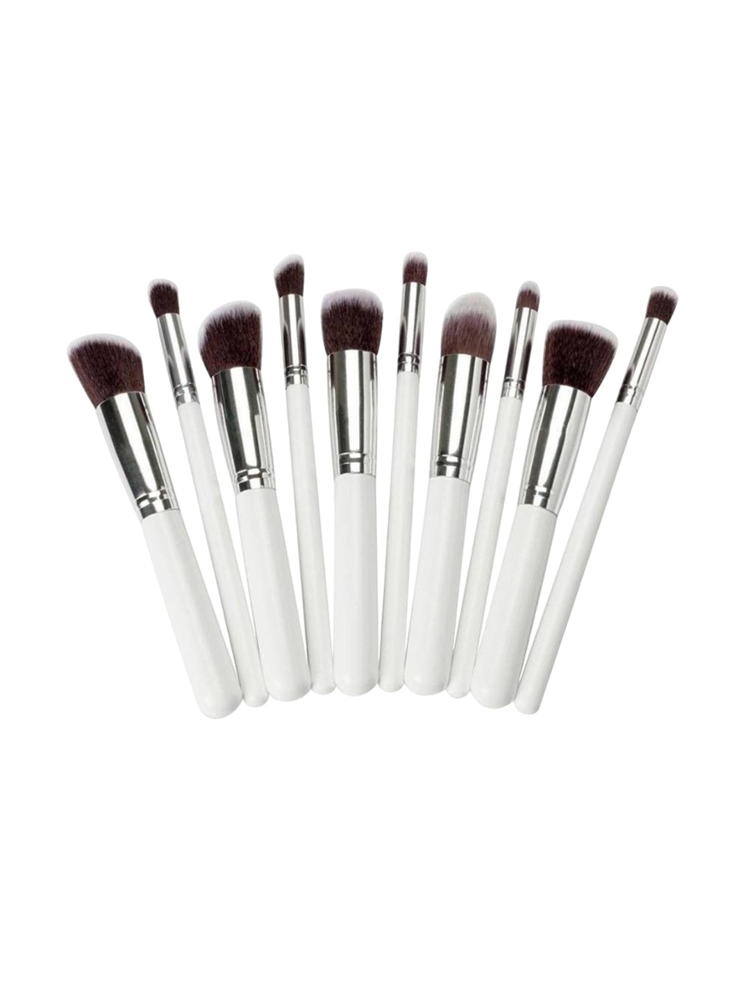 

Yoana Set Of 10 Makeup Brushes Set, White