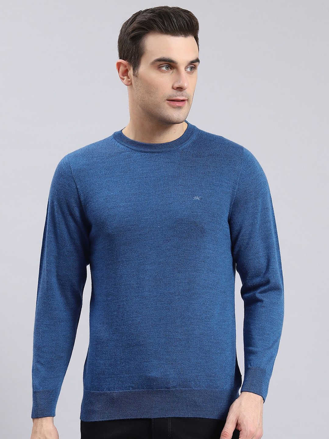 

Monte Carlo Men Woollen Pullover, Blue