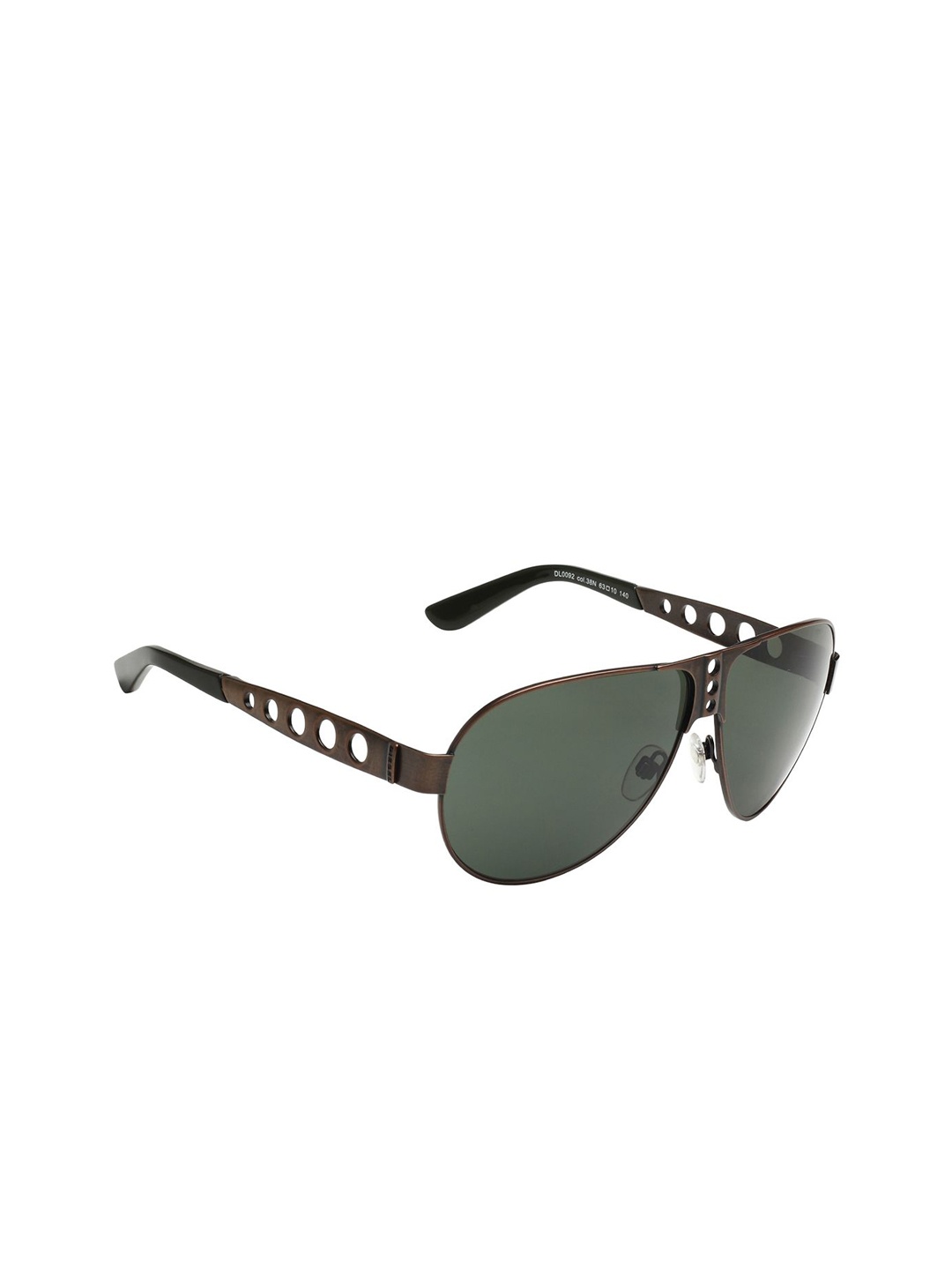 

DIESEL Men Aviator Sunglasses With UV Protected Lens DL0092 38N 63 S, Green