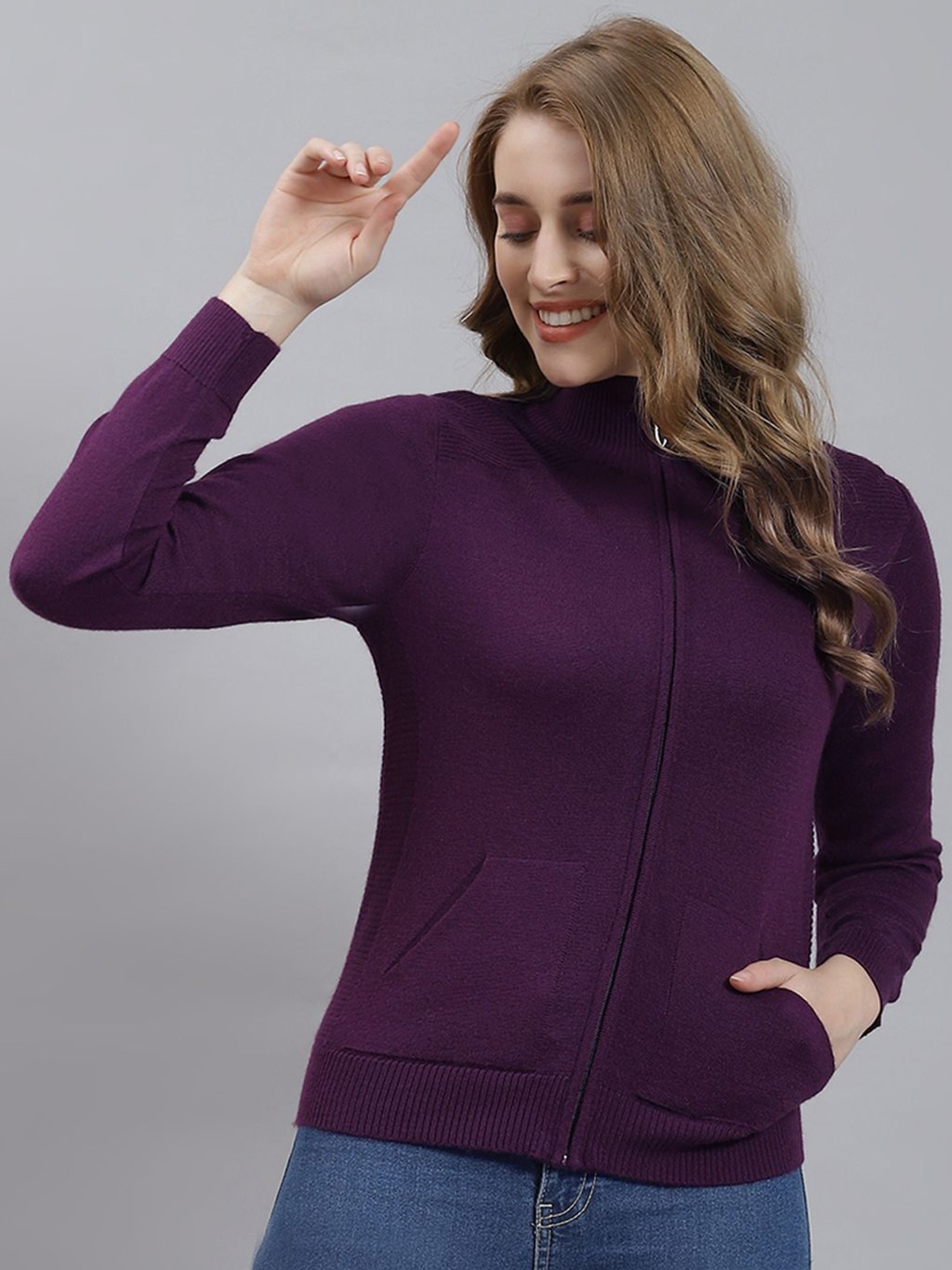 

Monte Carlo Women Cardigan, Purple