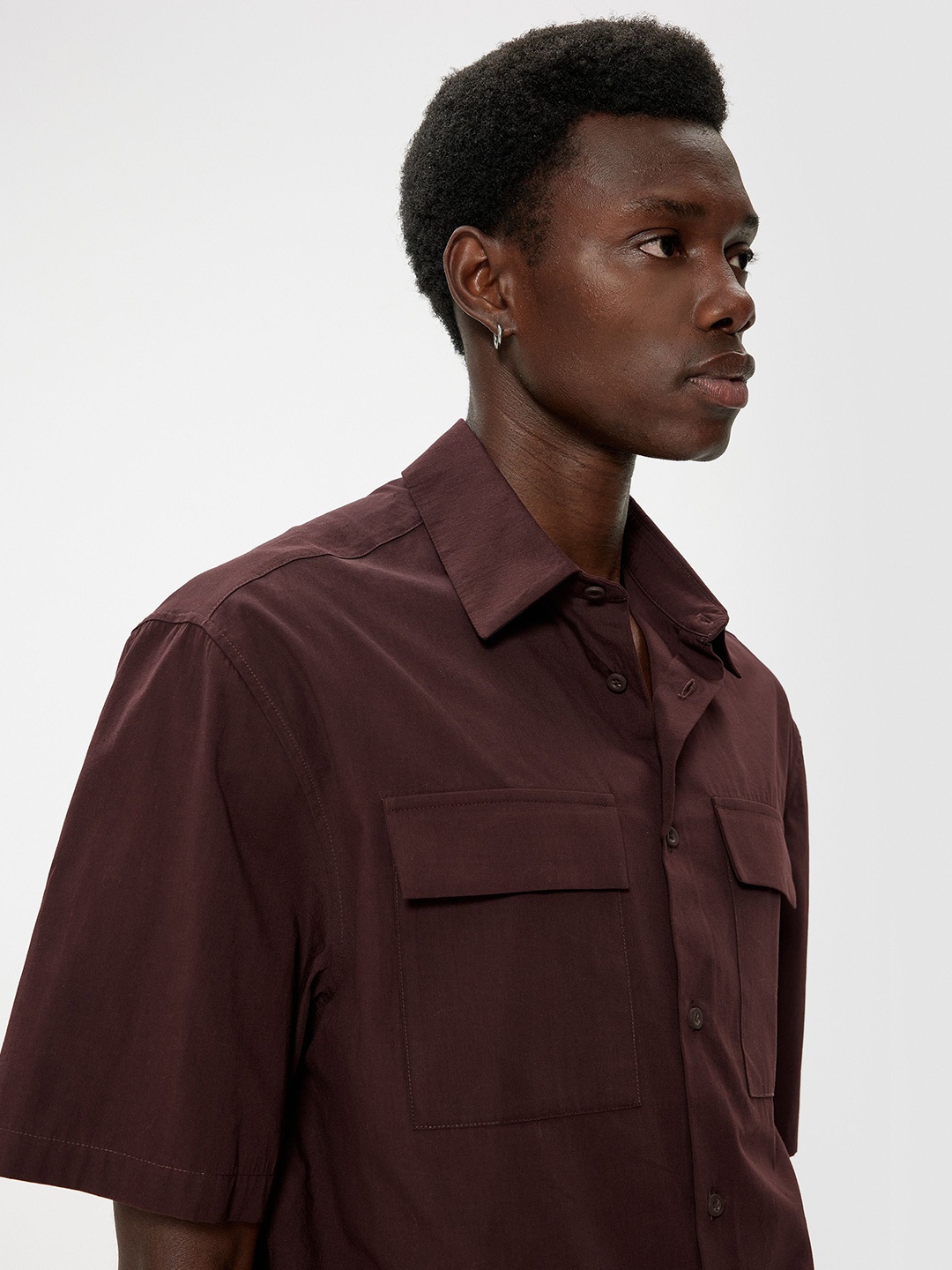 

Koton Men Opaque Casual Shirt, Brown