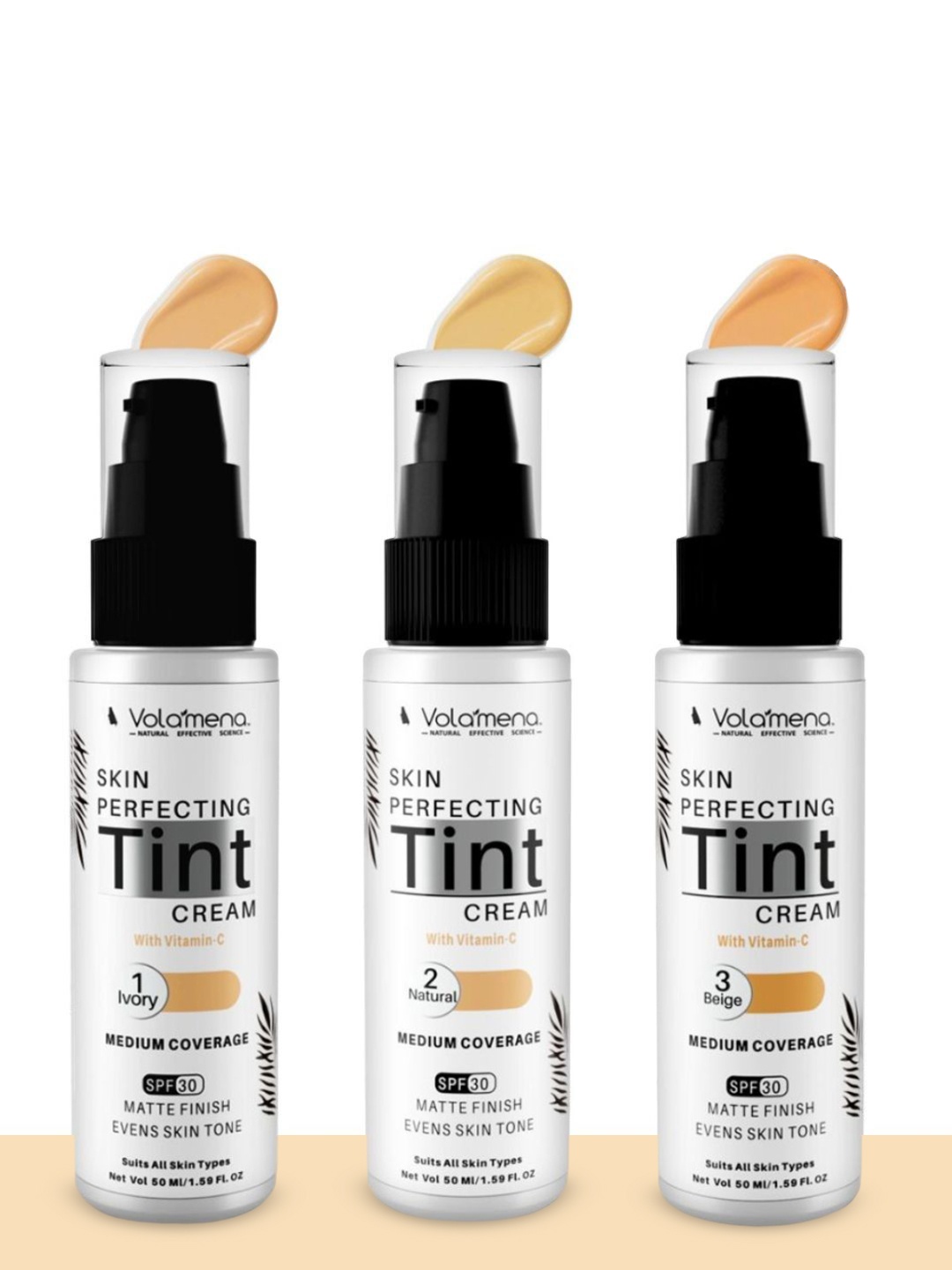 

Volamena Vitamin C Skin Perfecting Non-Greasy Tint Cream 50 ml - Natural, Beige