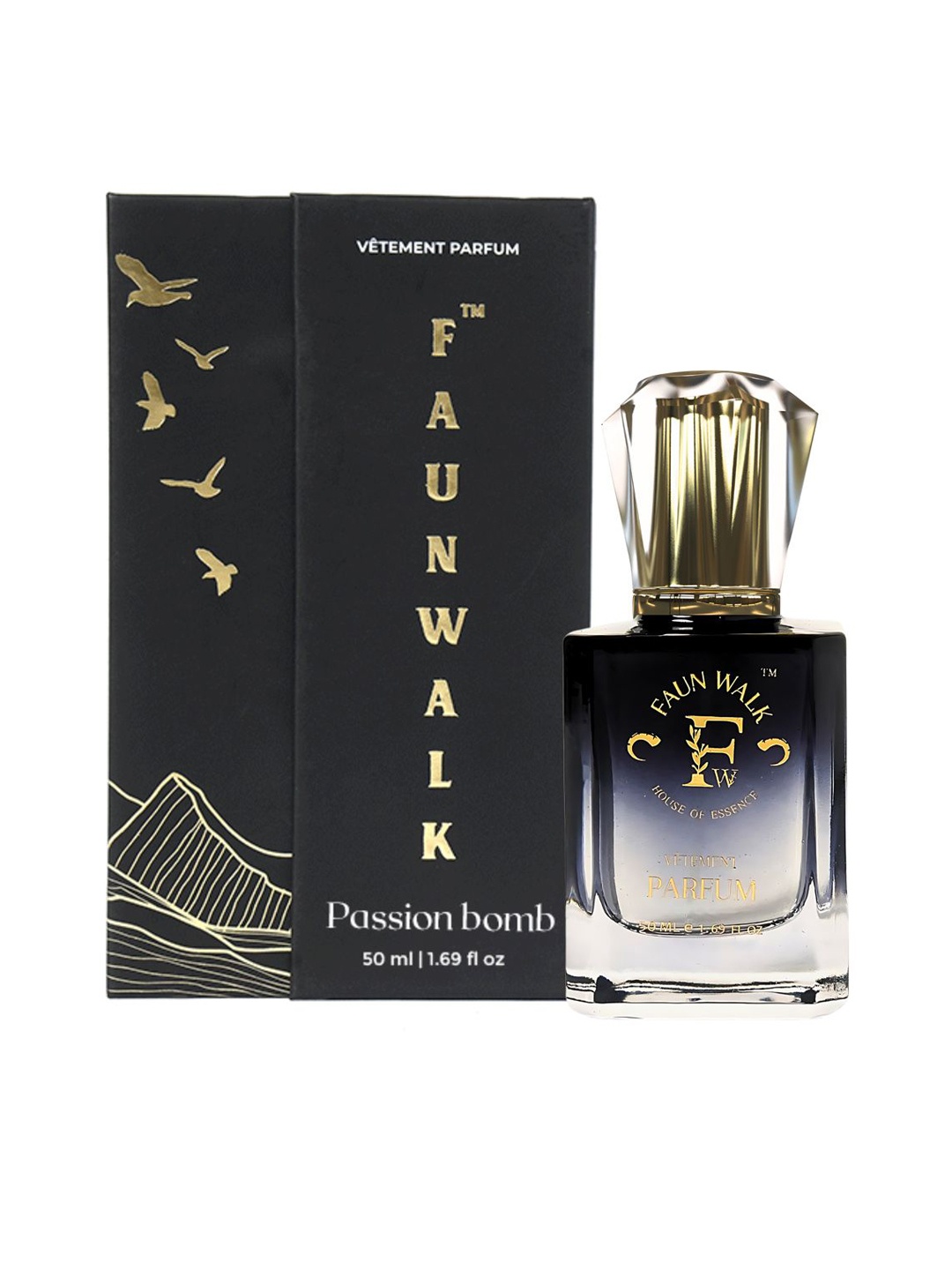 

FAUN WALK Women Passion bomb Long Lasting Perfume -50ML, Nude