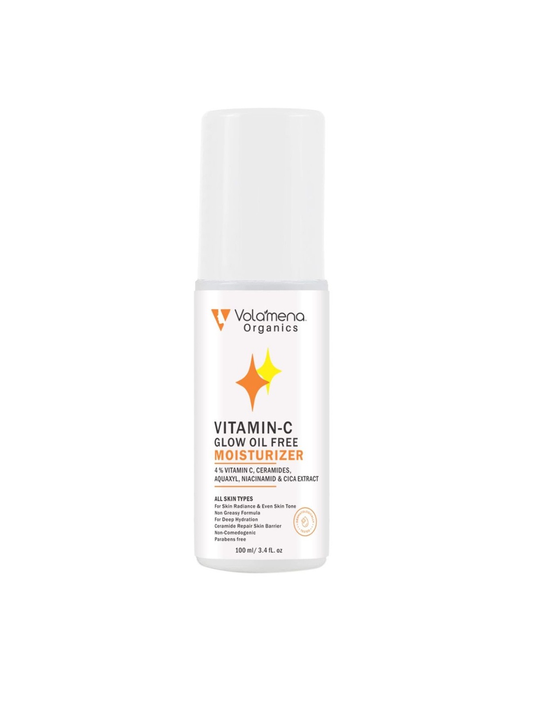 

Volamena Organics Vitamin-C Glow Oil Free Moisturizer Day Cream, White