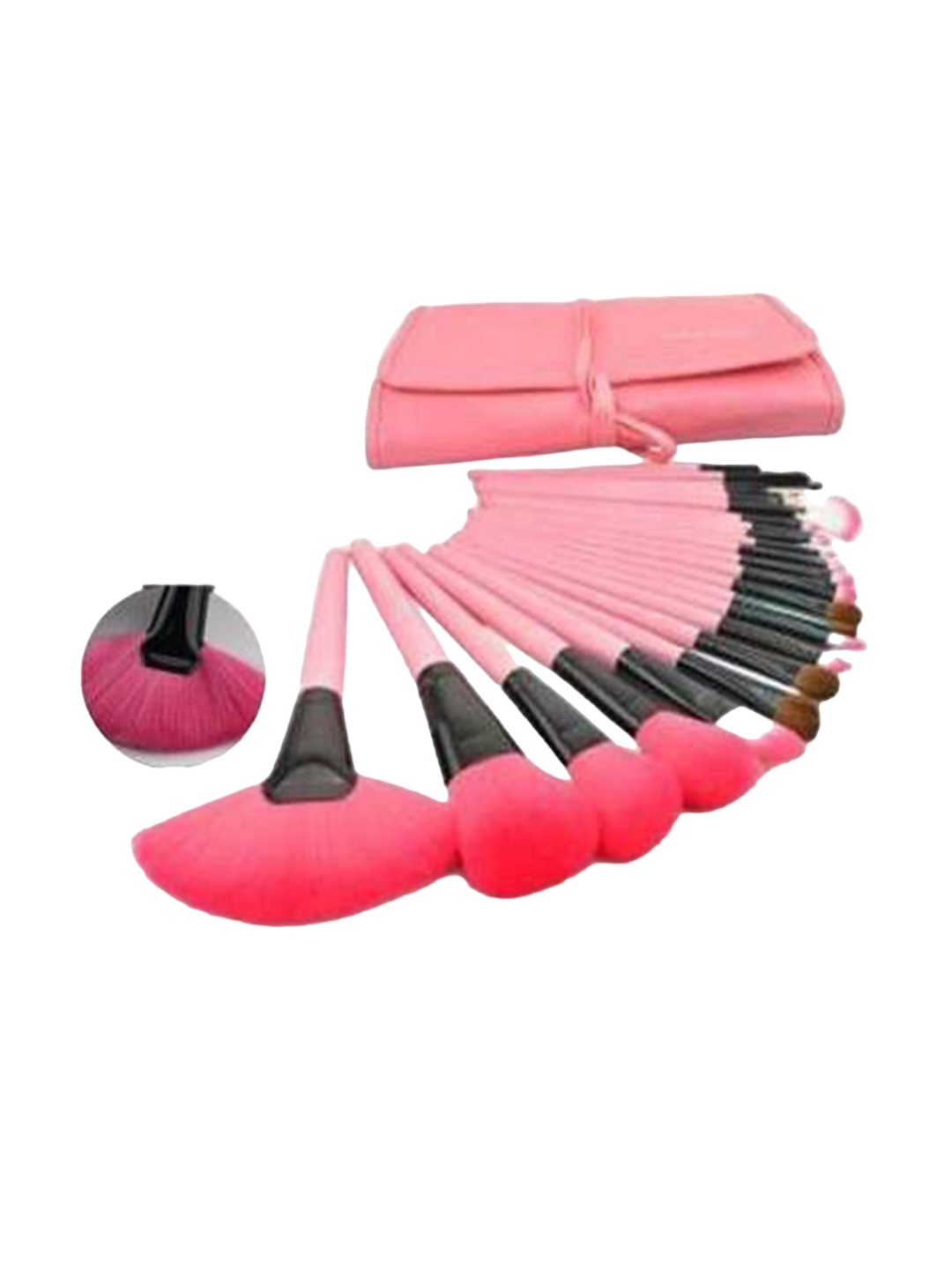 

Yoana Set Of 24-Pcs Cosmetics Makeup Brush Set, Pink