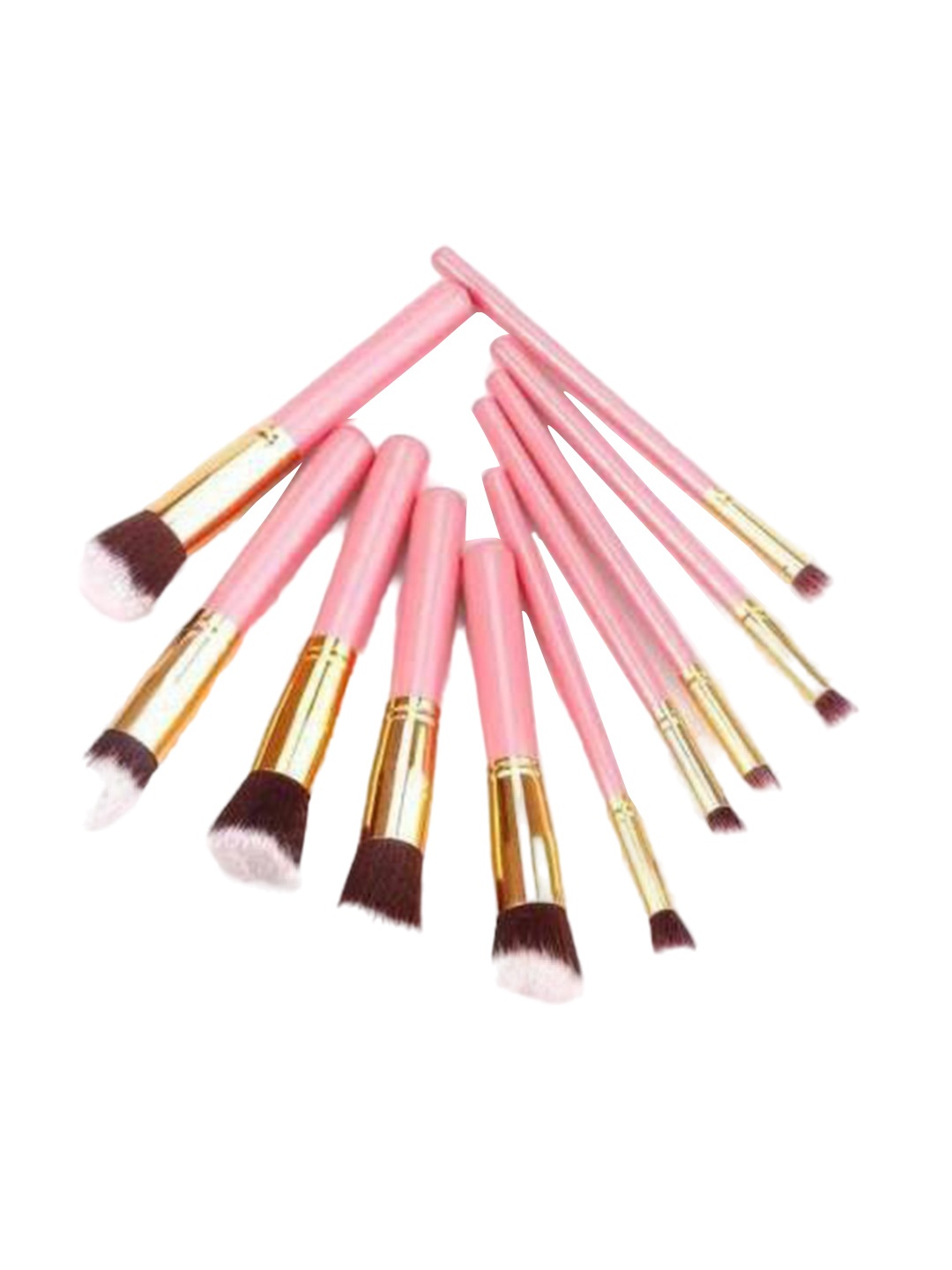 

Yoana Set Of 10 Makeup Brushes, Pink