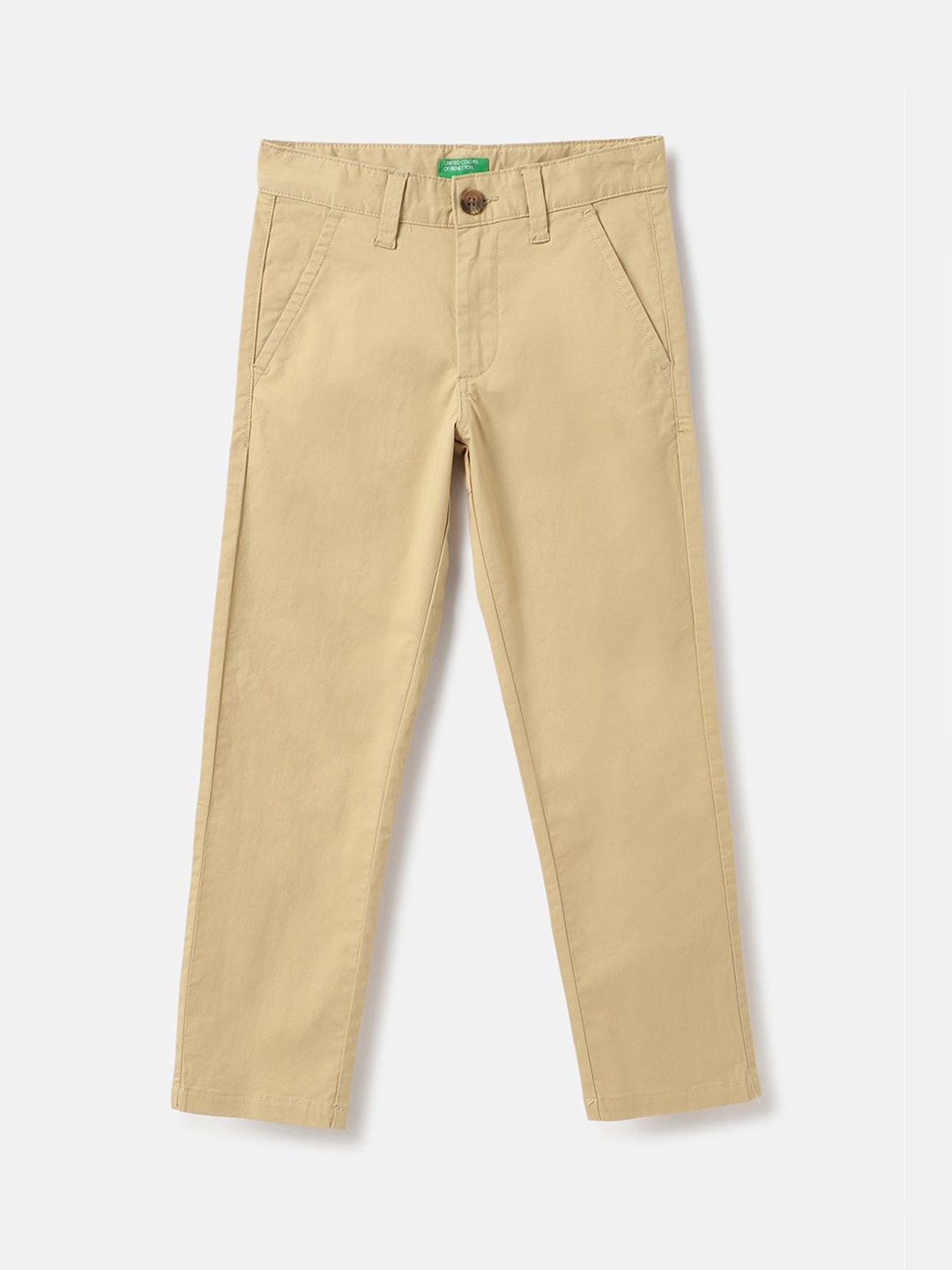 

United Colors of Benetton Boys Regular Fit Chinos, Beige