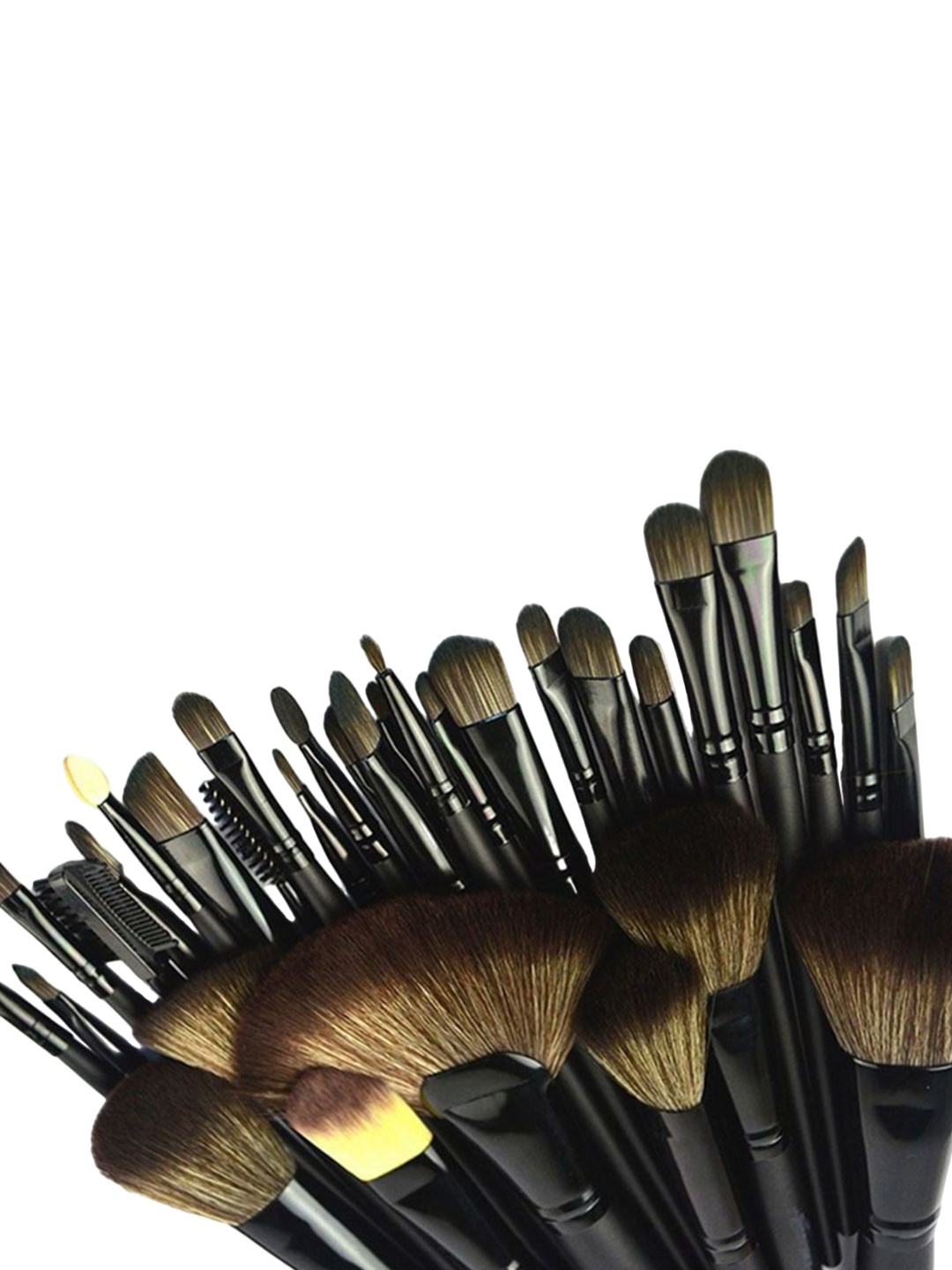 

Yoana Set Of 32 Beauty Professionals Makeup Brush Tool Kit With Pouch, Black