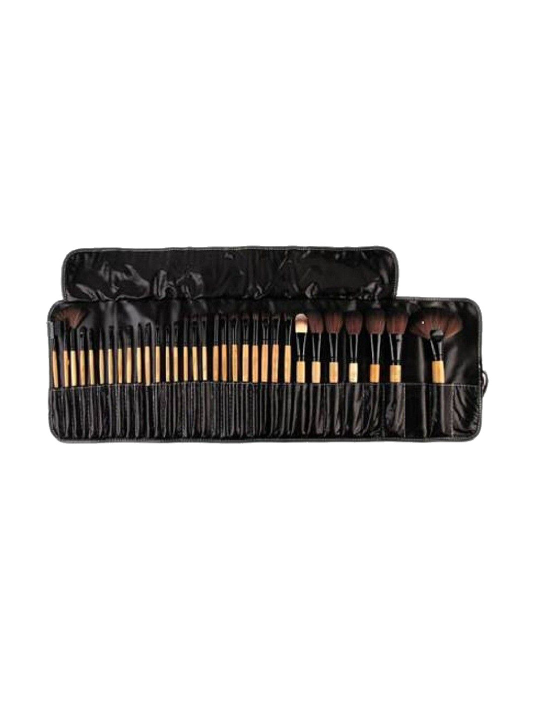 

Yoana Set Of 32 Professional Series Makeup Brush Set With Leather Pouch, Black