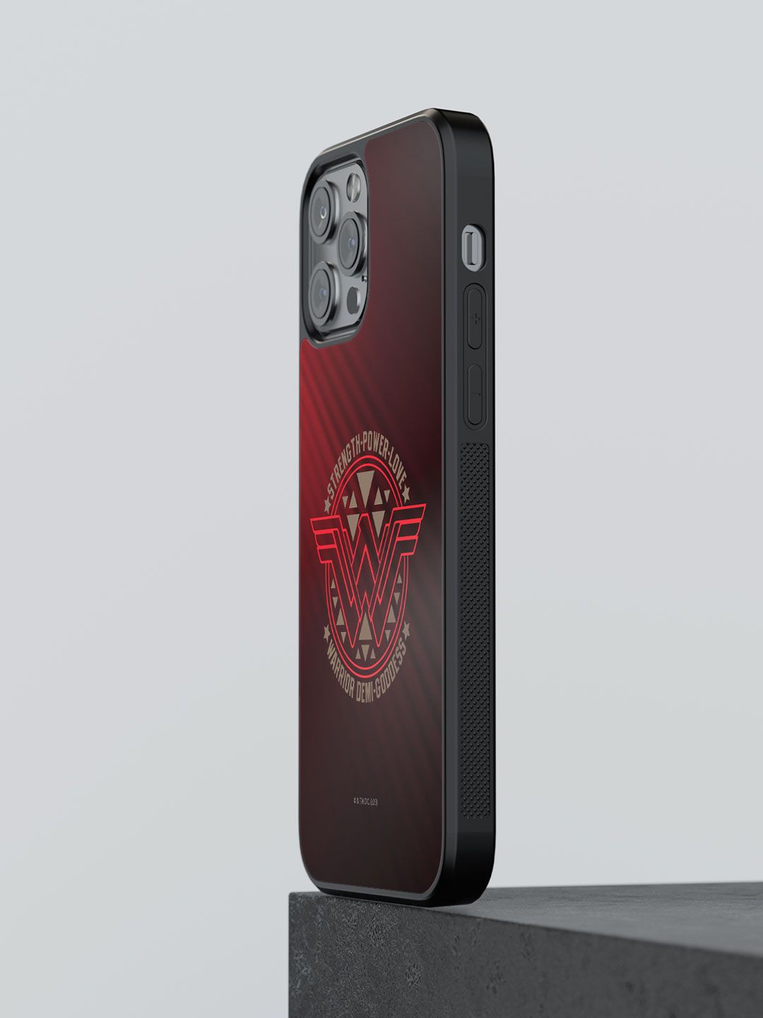

macmerise Typography Printed iPhone 13 Pro Max Back Case Mobile Accessories, Red