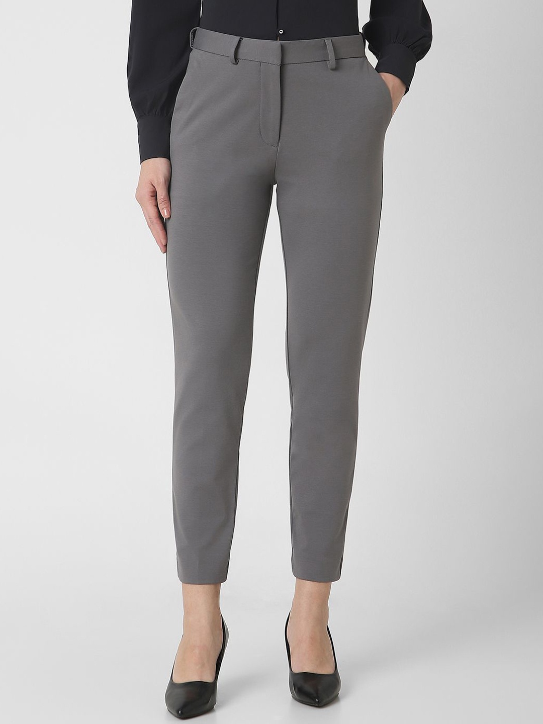 

Van Heusen Woman Women Trousers, Grey