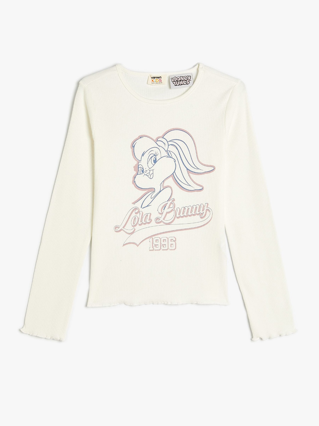 

Koton Girls Typography Printed T-shirt, Beige