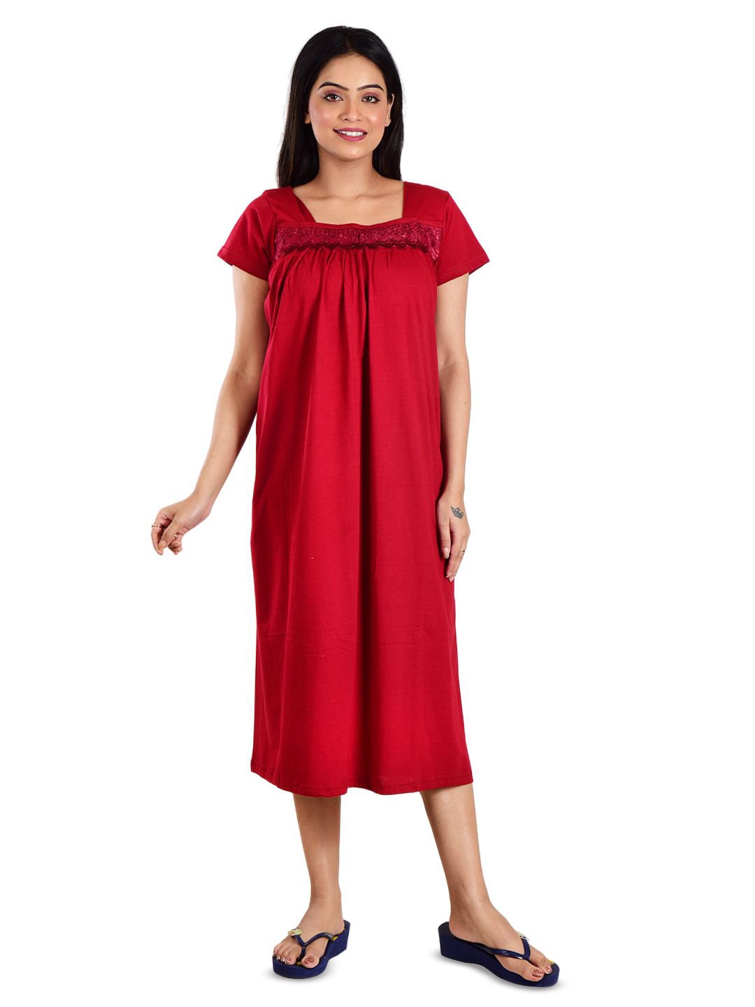 

DUI KONNA Nightdress, Maroon