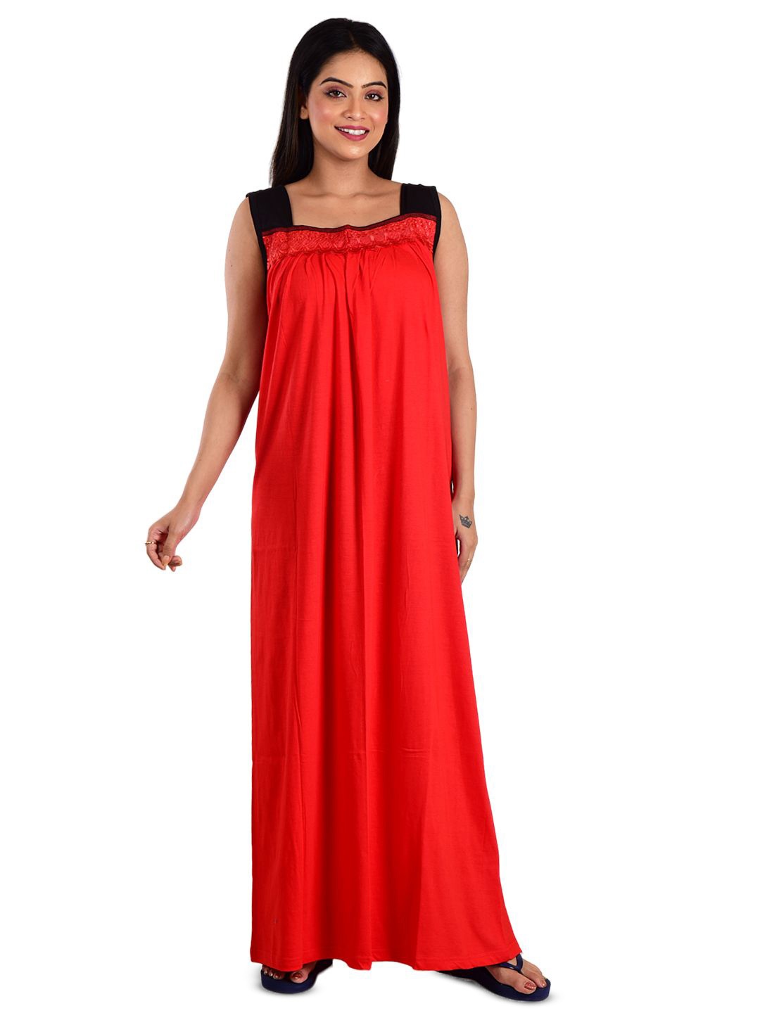 

DUI KONNA Maxi Nightdress, Red