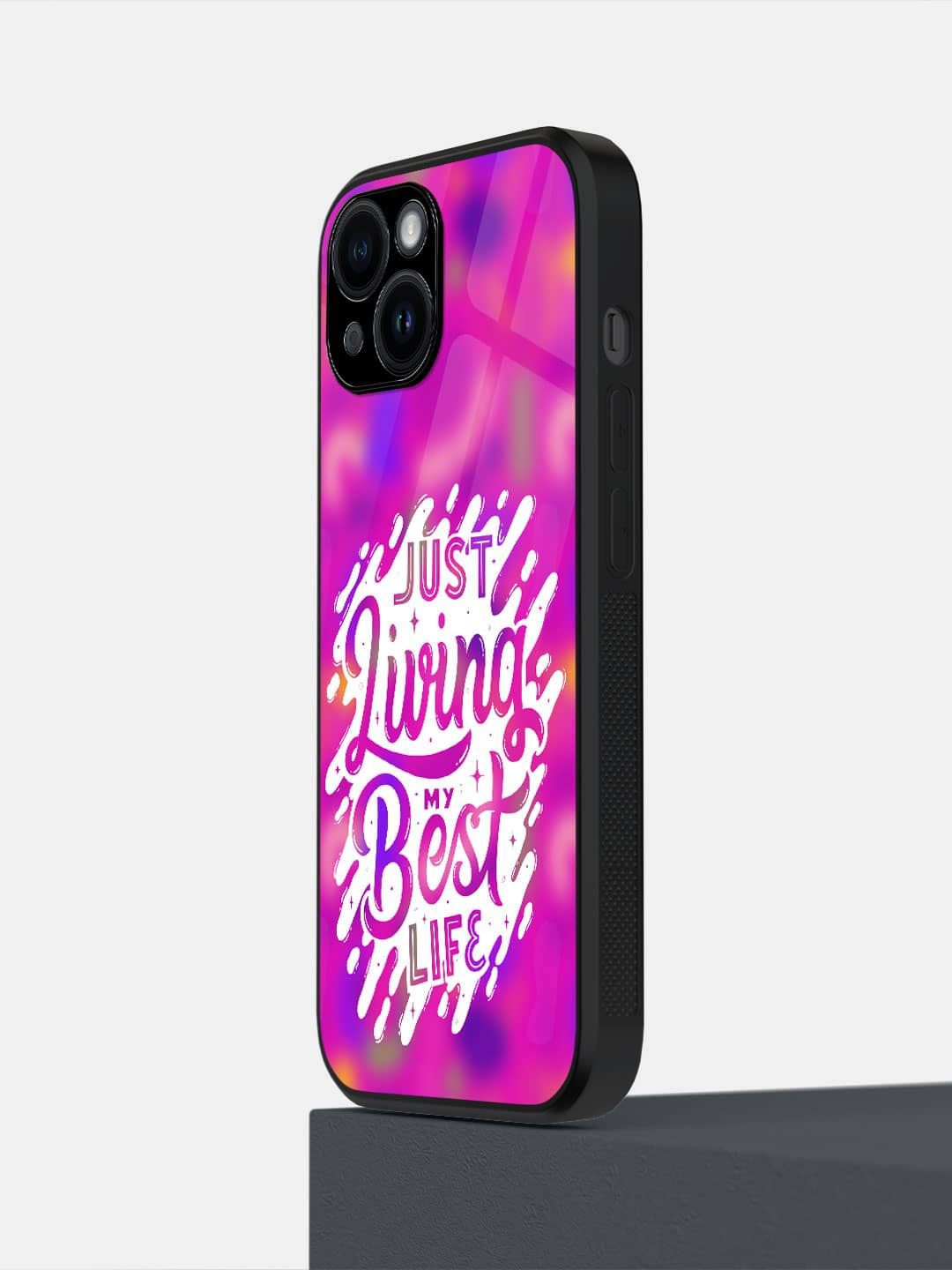 

macmerise Typography Printed iPhone 14 Back Case Mobile Accessories, Pink