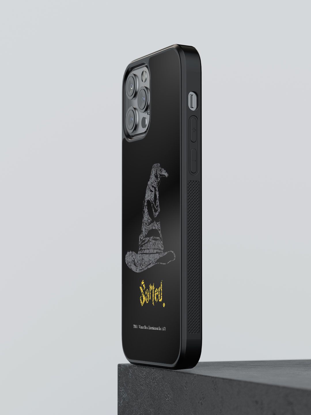 

macmerise Quirky Printed iPhone 13 Pro Back Case Mobile Accessories, Black