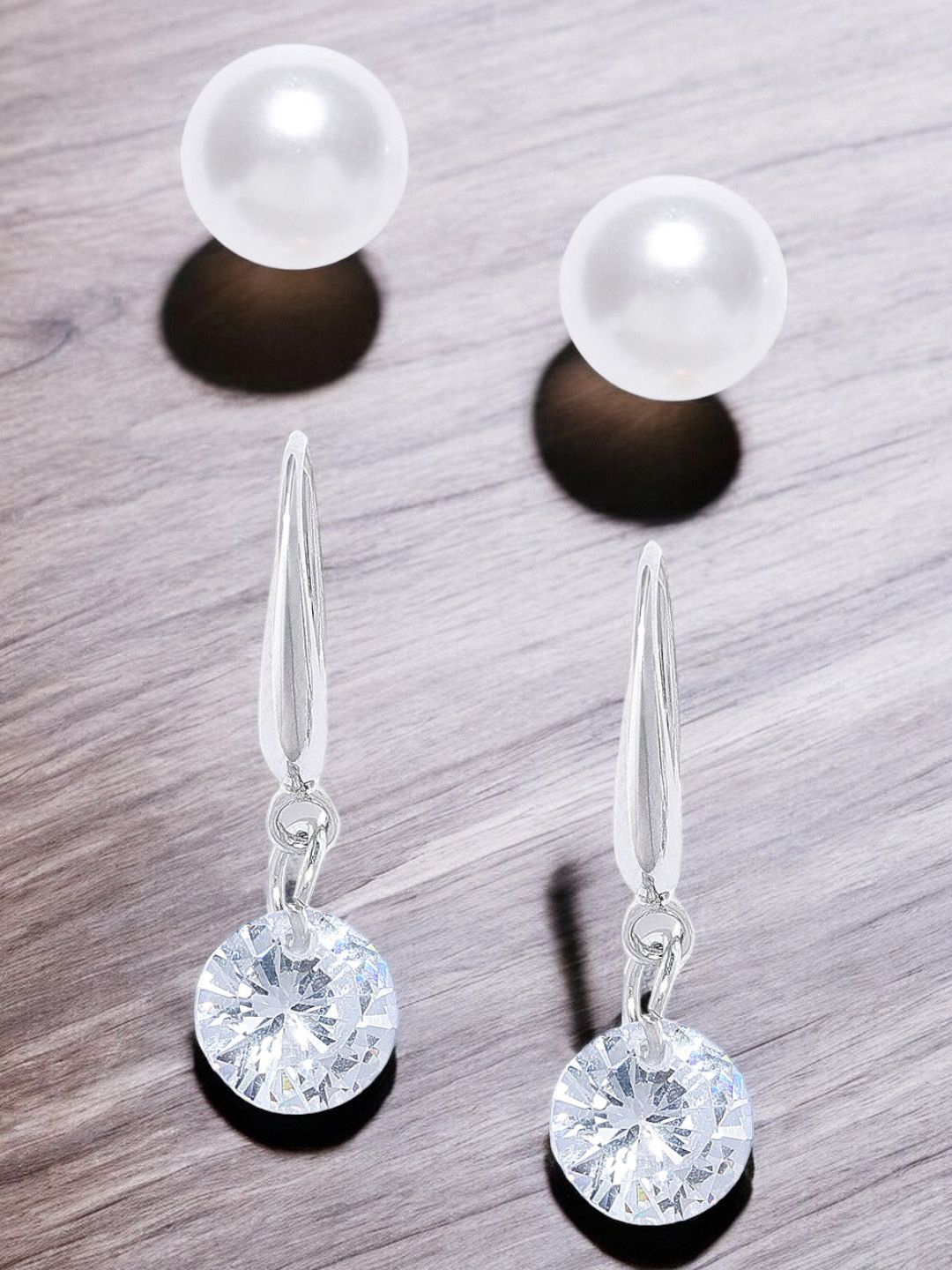 

fabula Contemporary Drop Earrings, Silver
