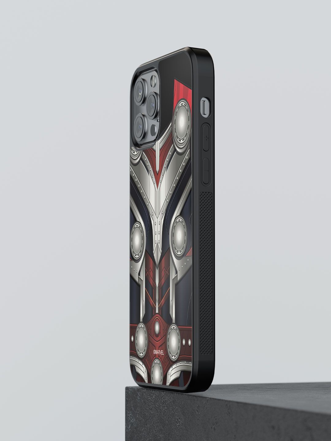 

macmerise Geometric Printed iPhone 13 Pro Back Case Mobile Accessories, Black