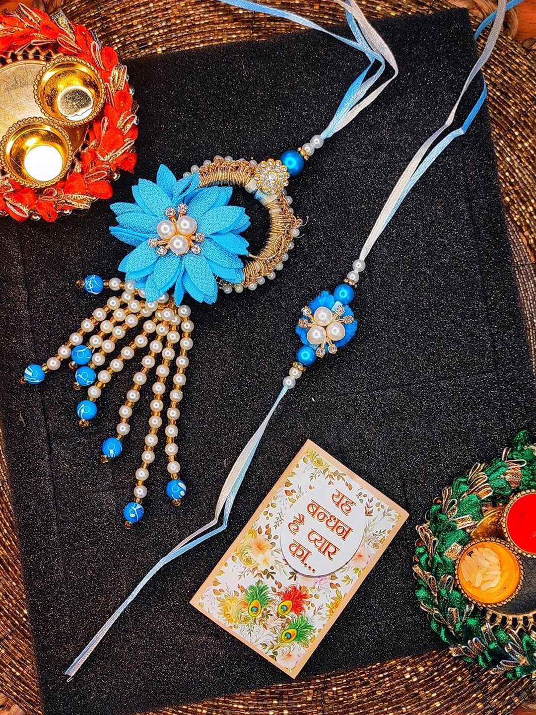 

NVR Thread Rakhi, Blue
