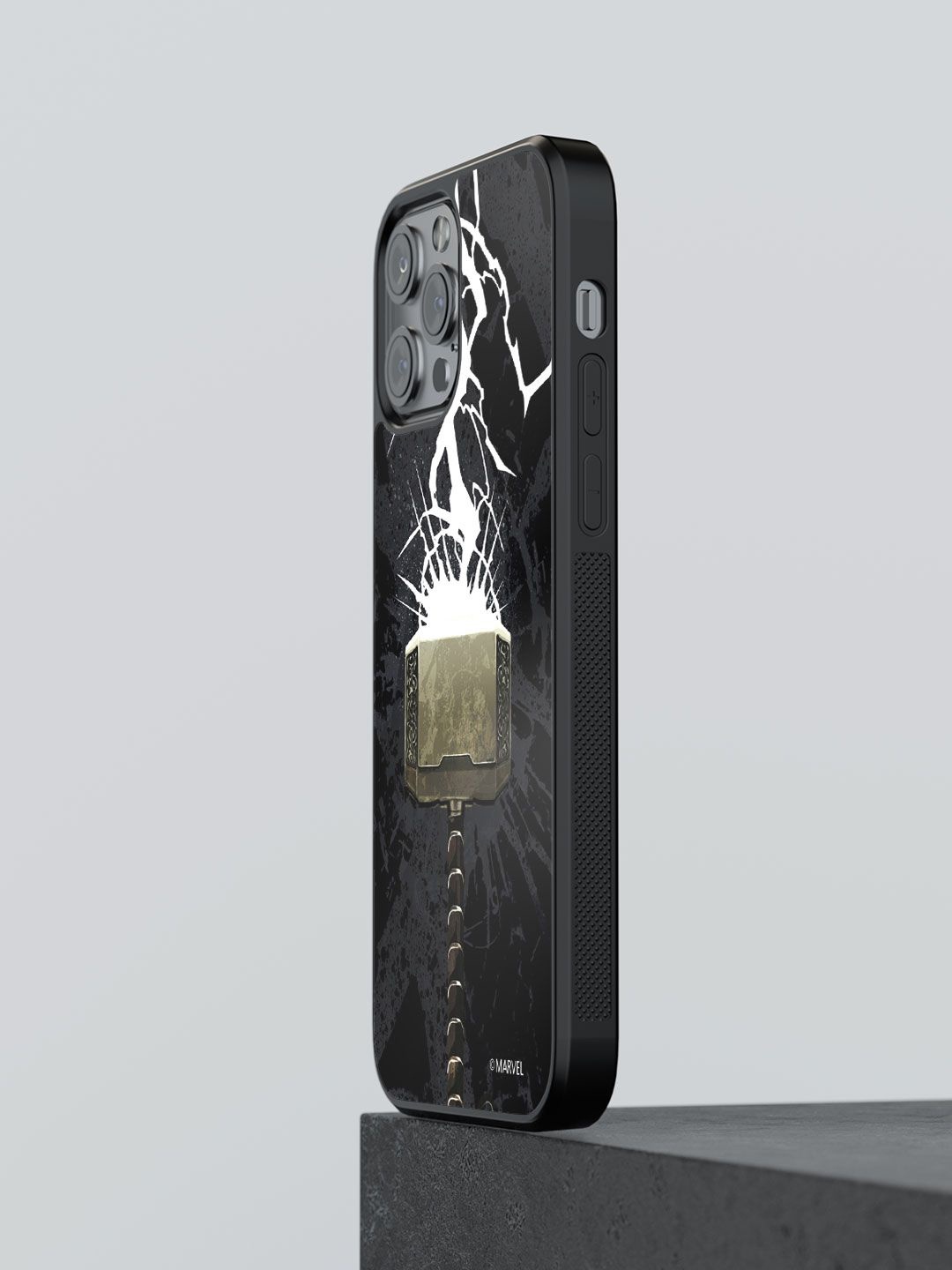 

macmerise Superhero Printed iPhone 13 Pro Back Case Mobile Accessories, Black