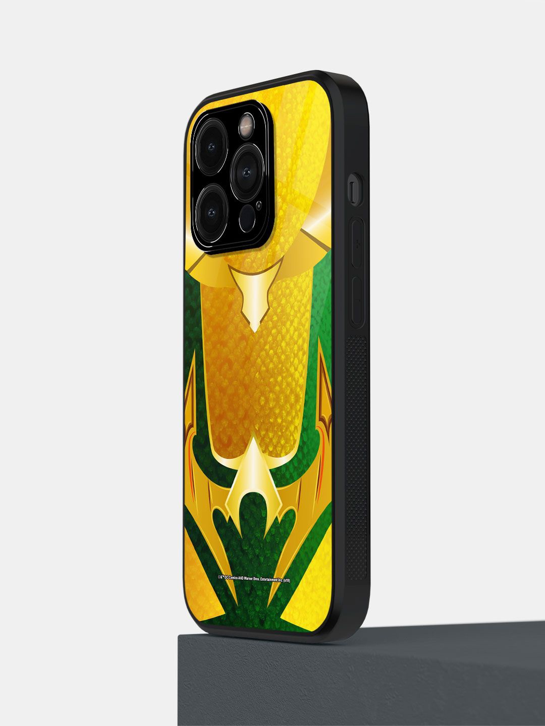 

macmerise Geometric Printed iPhone 14 Pro Back Case Mobile Accessories, Yellow