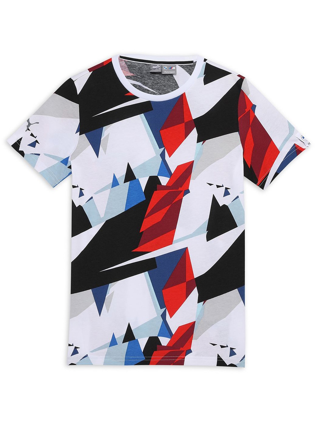 

PUMA Motorsport Kids Printed V-Neck Pockets T-shirt, White