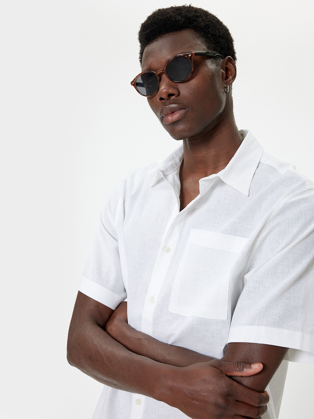 

Koton Men Opaque Casual Shirt, White
