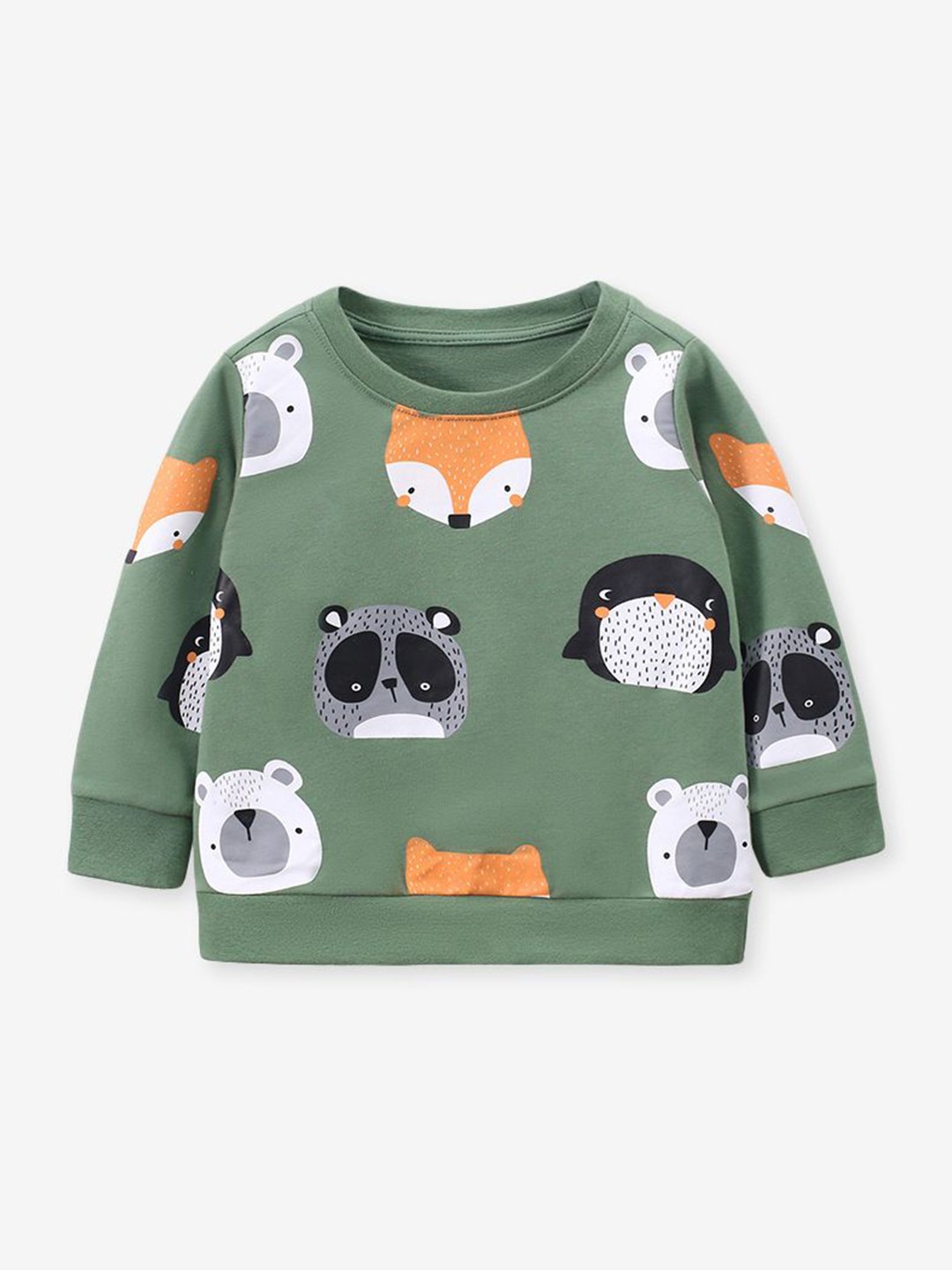 

StyleCast Unisex Kids Printed Sweatshirt, Olive