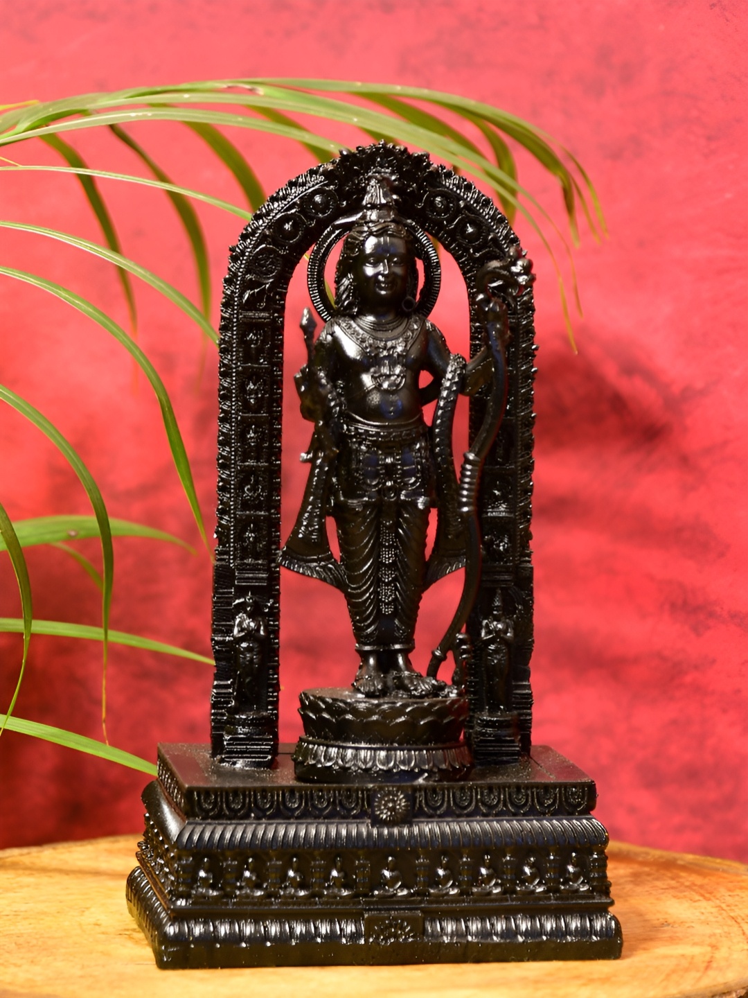 

SOWPEACE Black Rama Religious Idol Showpiece